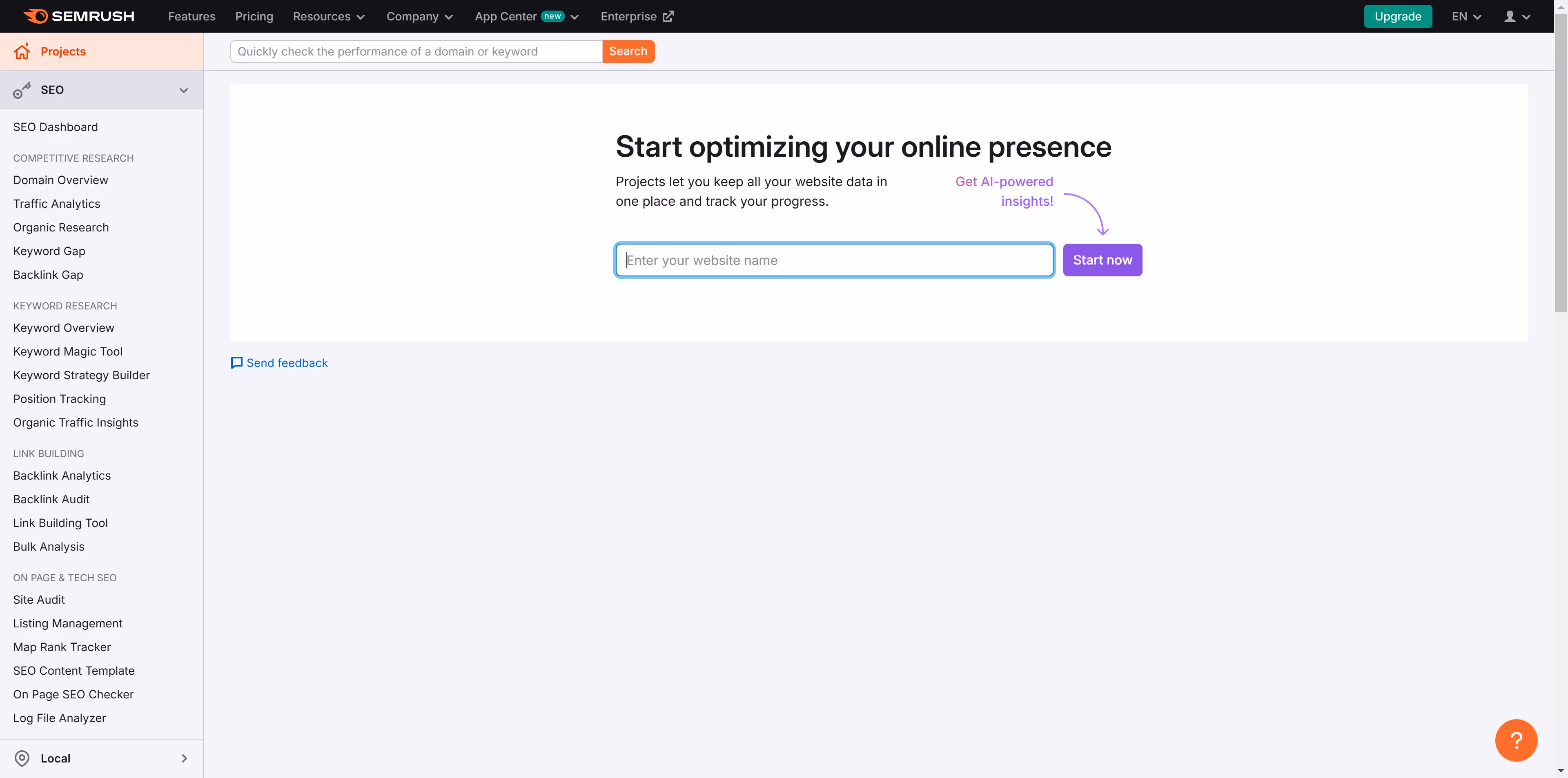 How to delete Semrush account?