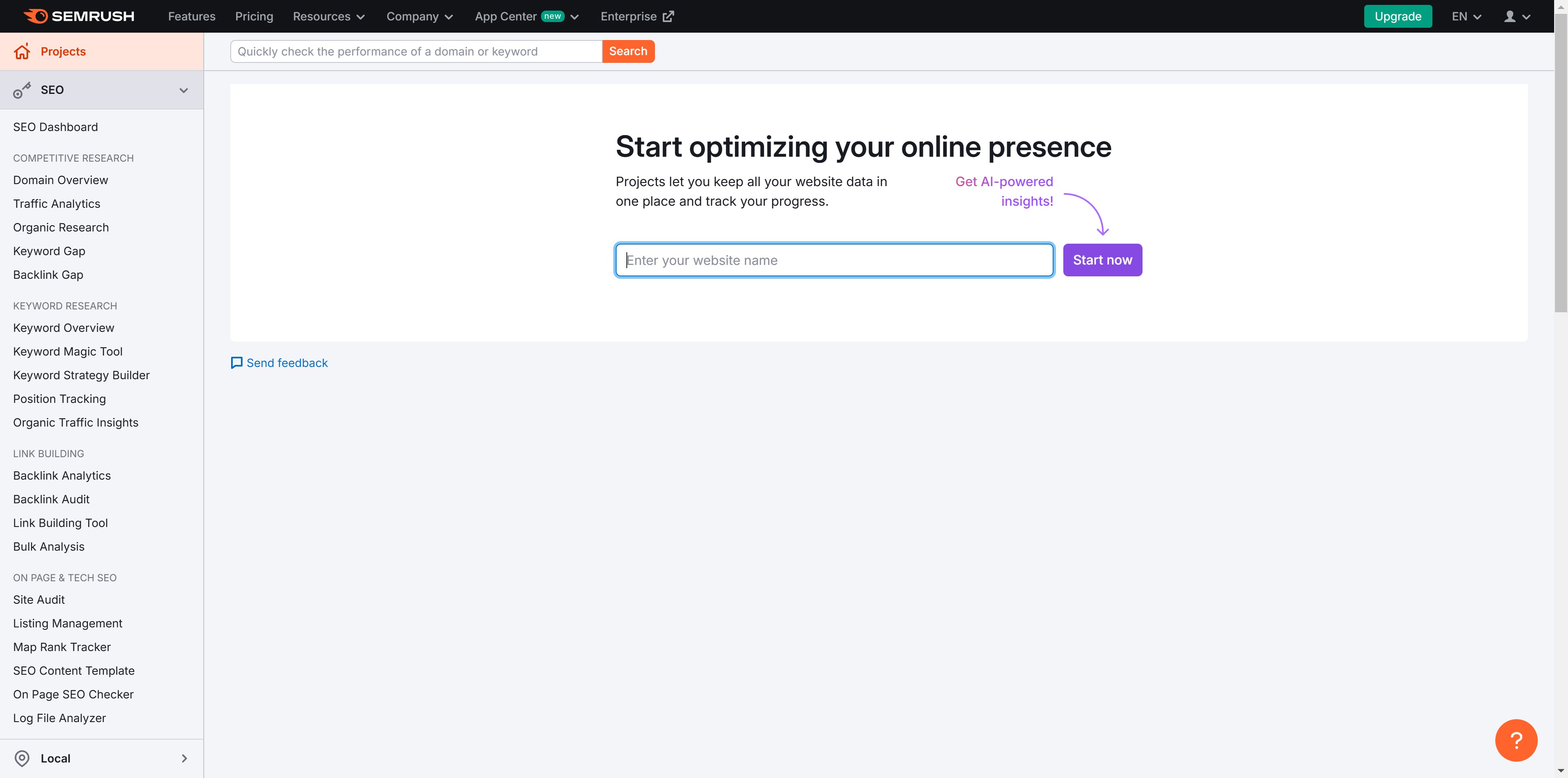 How to delete Semrush account?