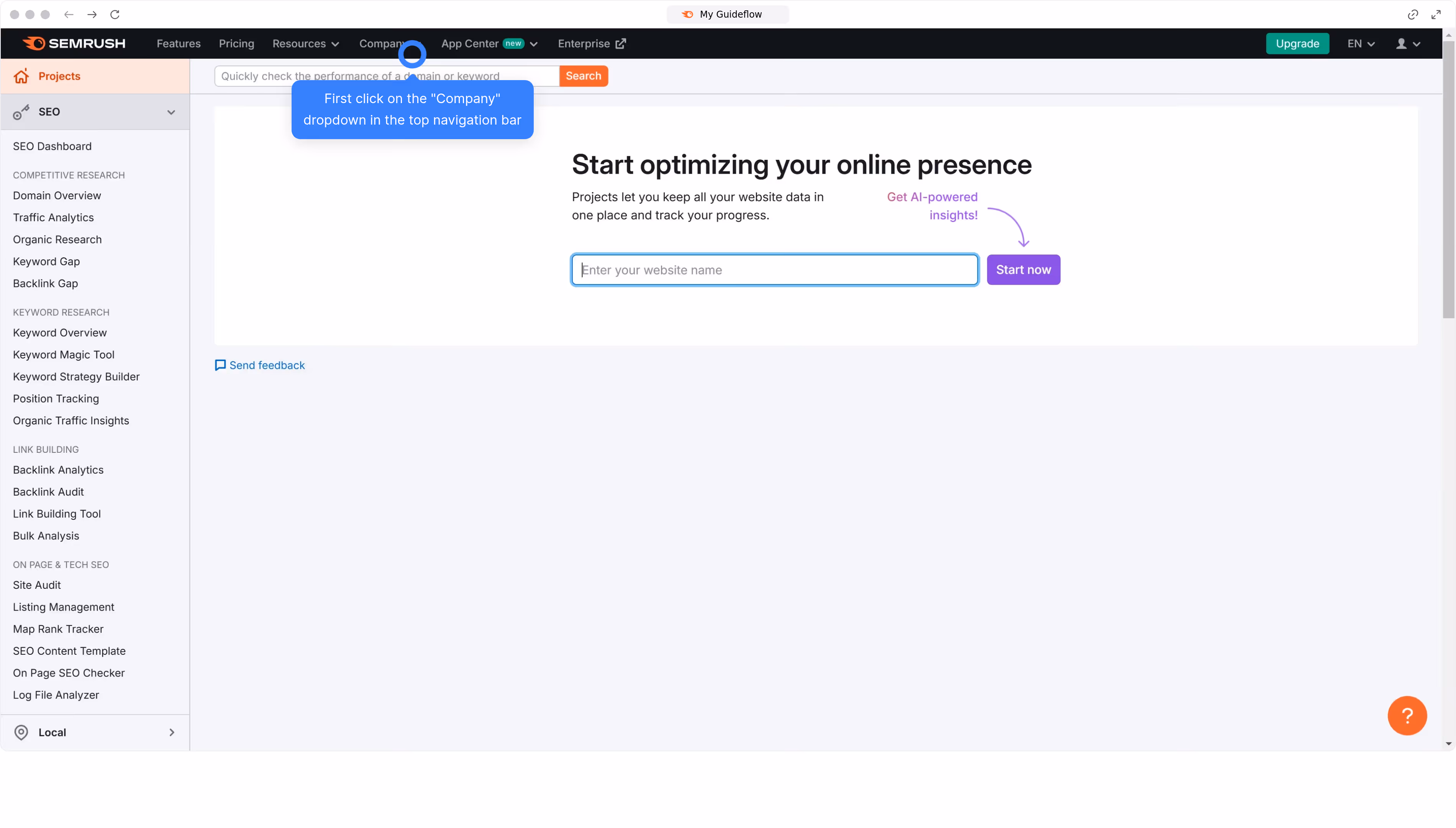 How to delete Semrush account?