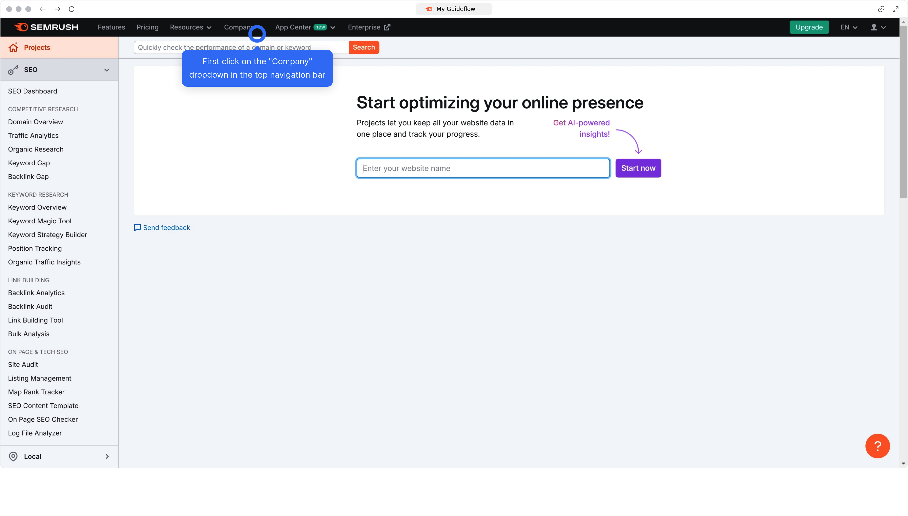 How to delete Semrush account?