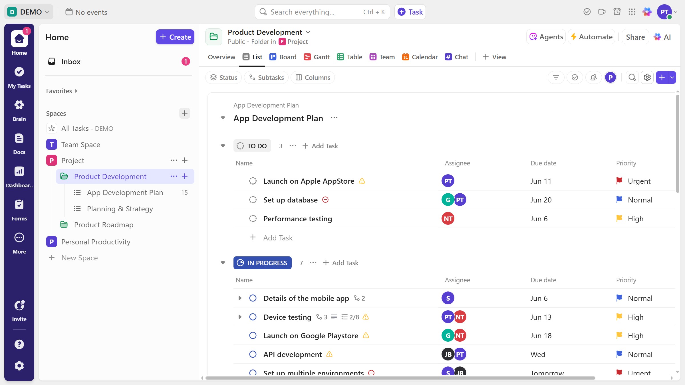 How to delete a Chat view in ClickUp