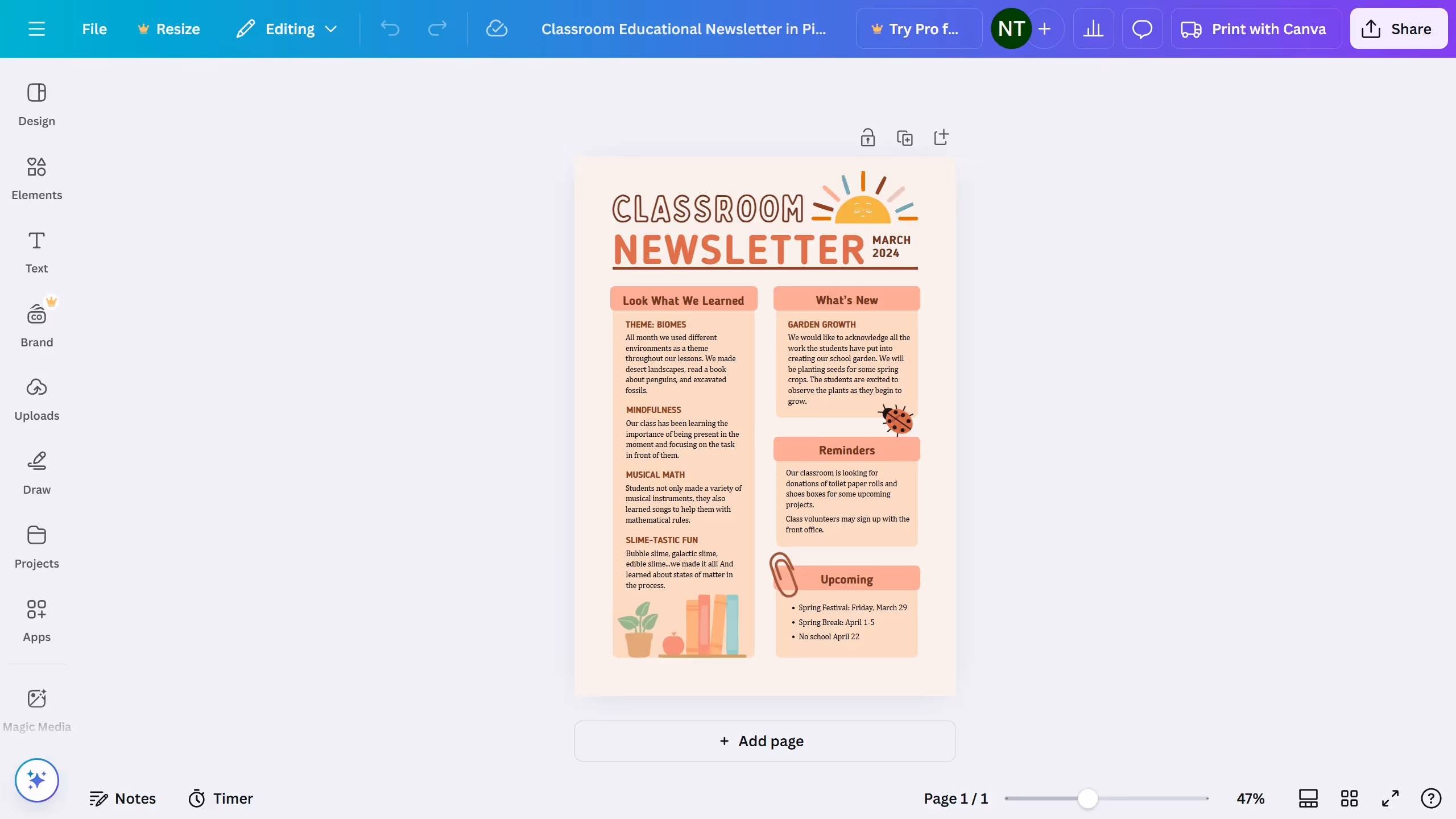 How to embed Canva newsletter in email?
