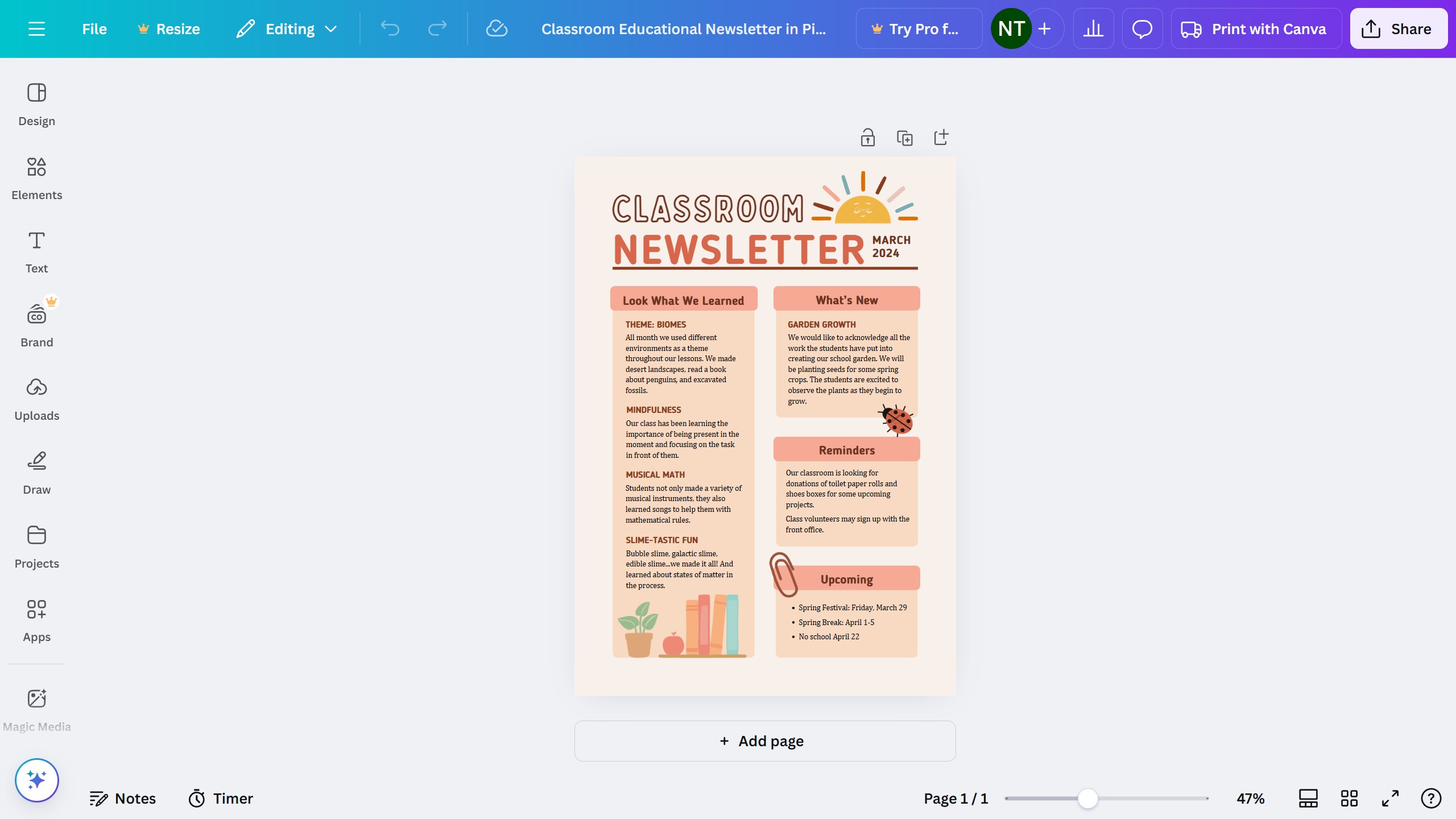How to embed Canva newsletter in email?