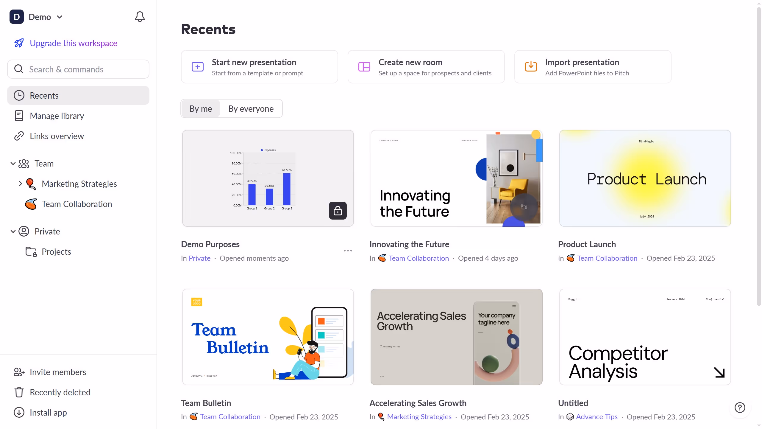 How to enable chart gridlines in Pitch