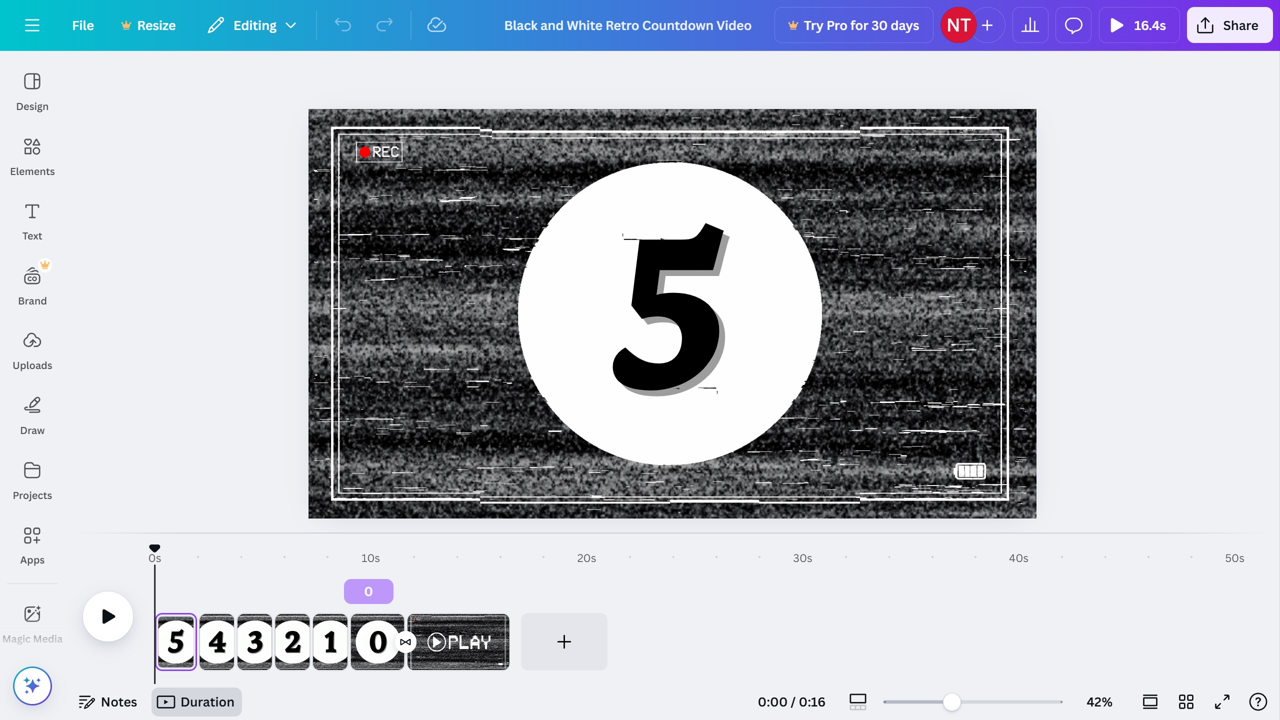 How to add music to a Canva video?
