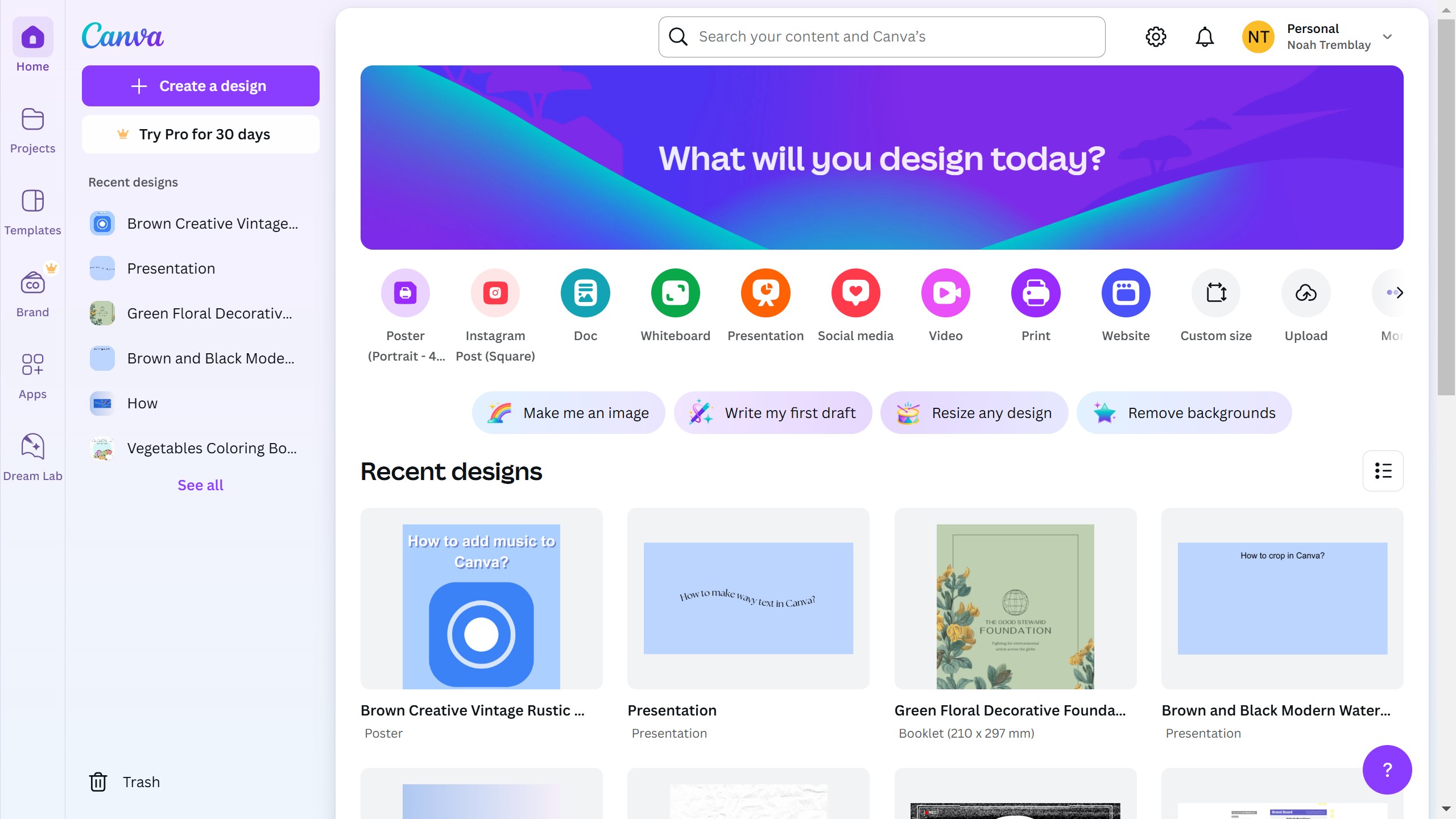 How to make a mood board on Canva?