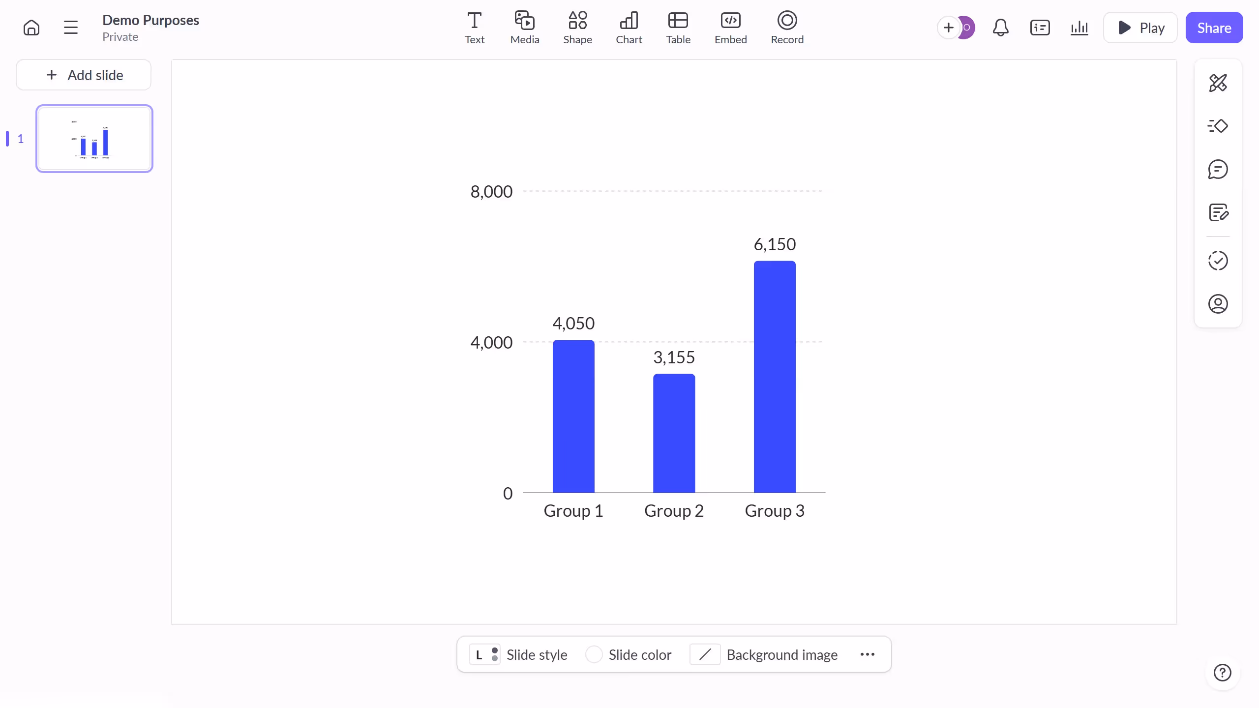 How to turn on the scale axis in Pitch