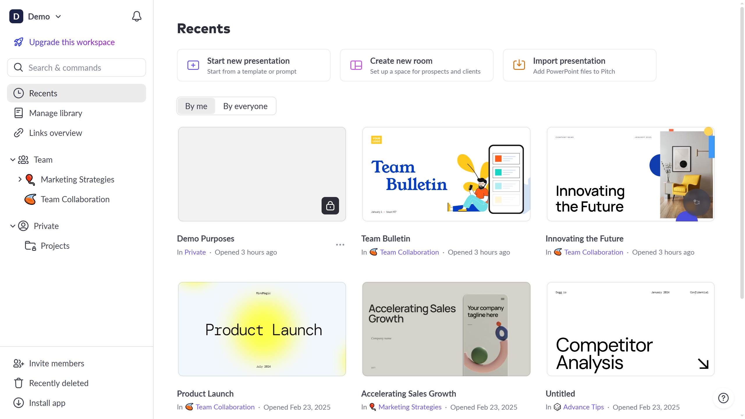 How to upload an image in Pitch