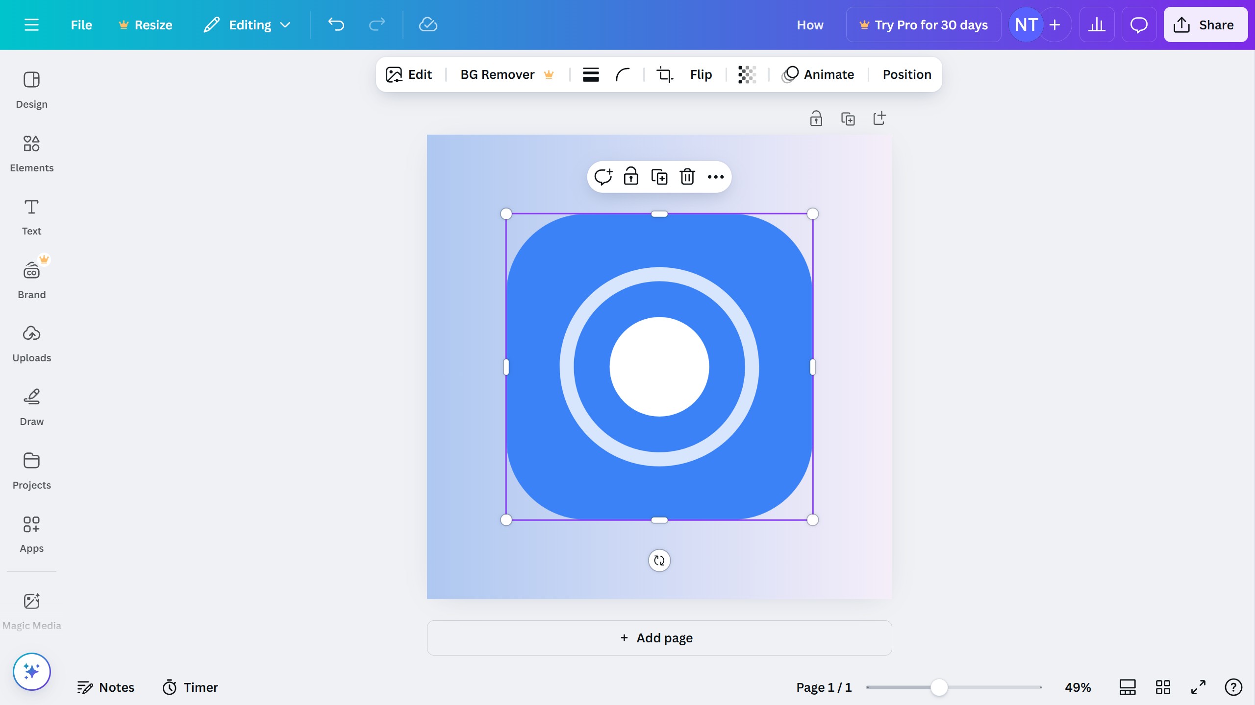 How to change opacity in Canva?