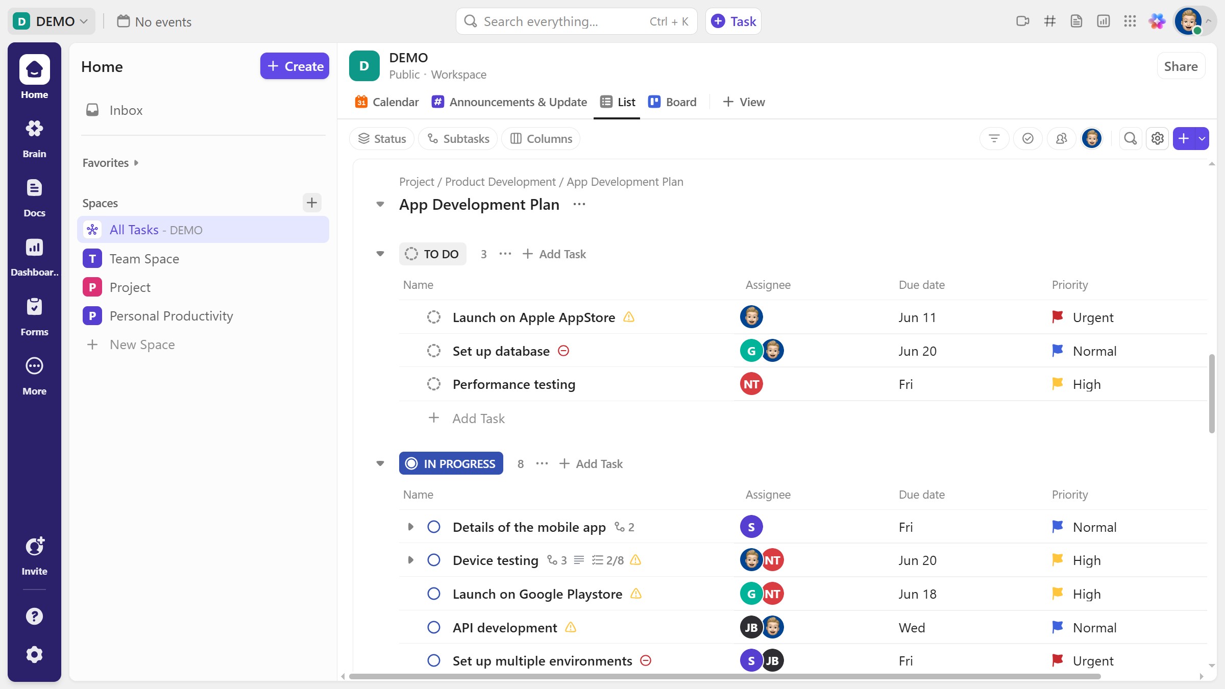How to change your account username in ClickUp