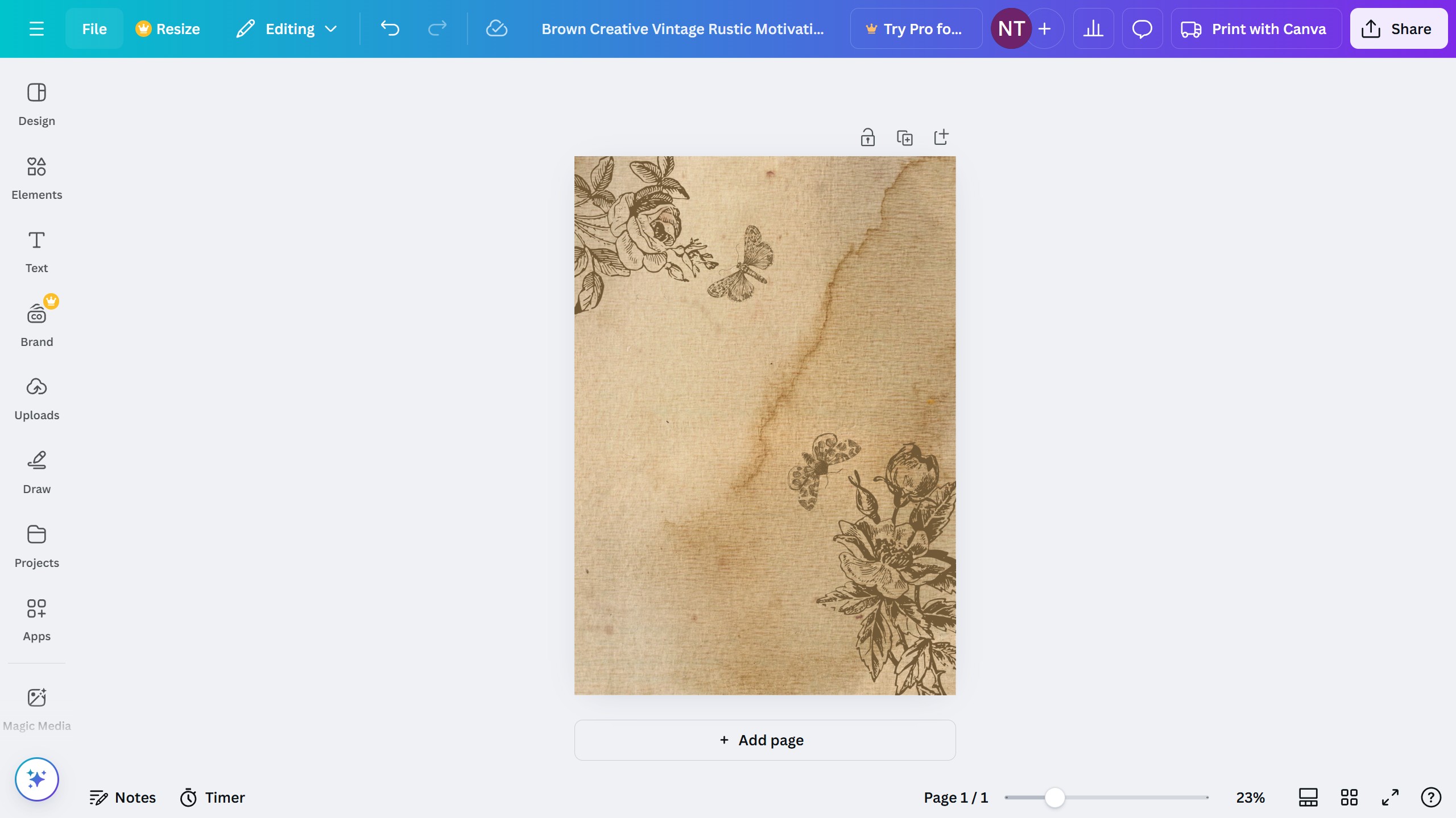 How to change margins in Canva?