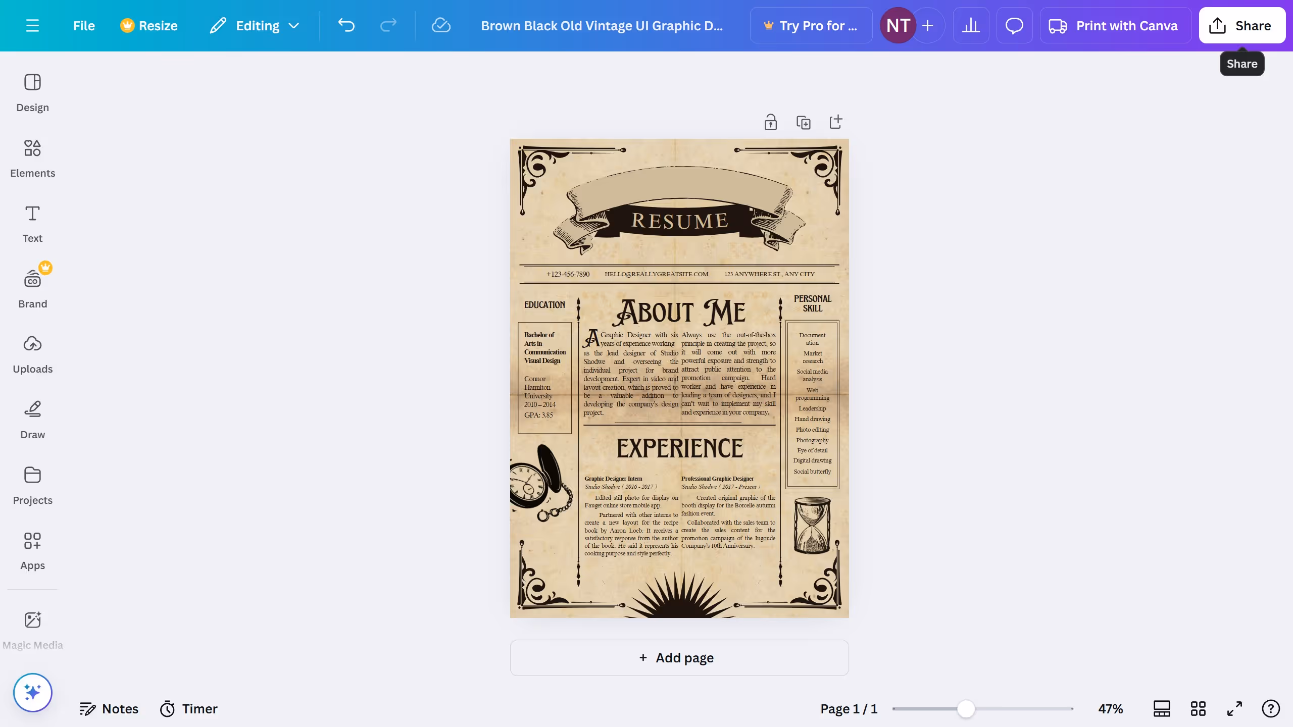 How to save Canva as PDF?