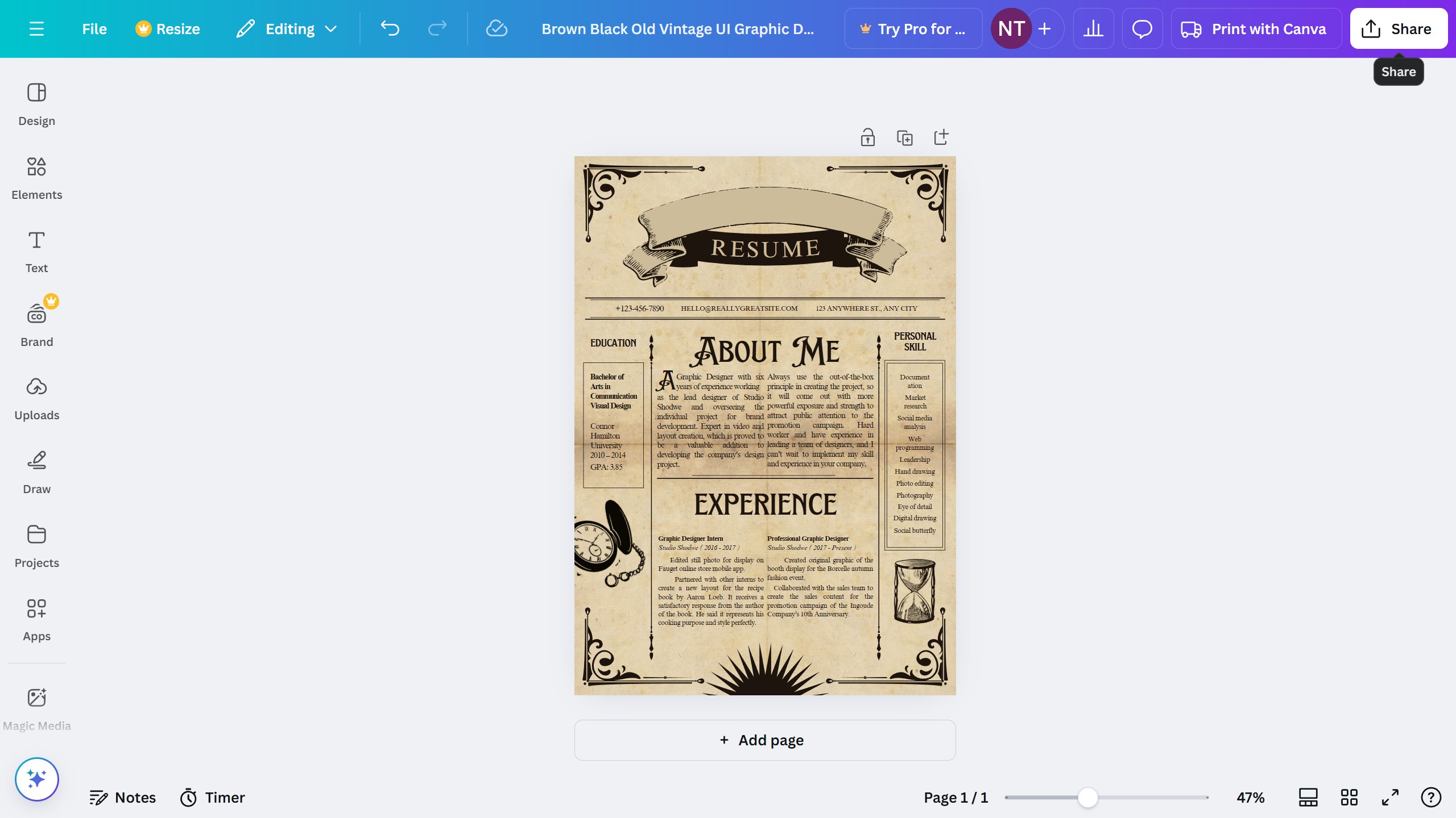 How to save Canva as PDF?