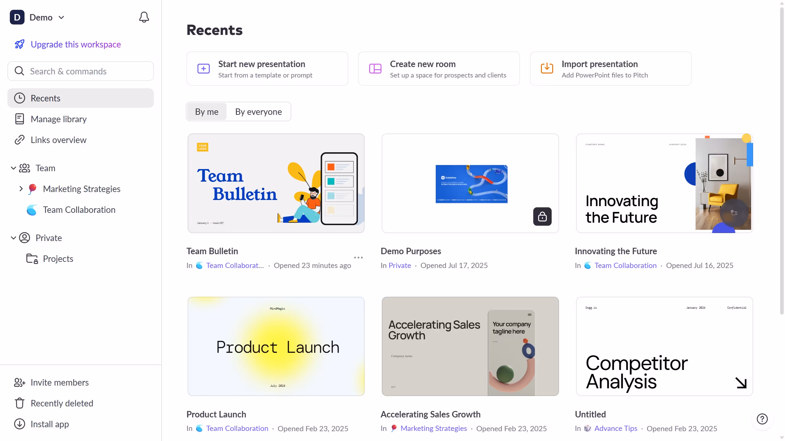 How to track slide progress using statuses in Pitch