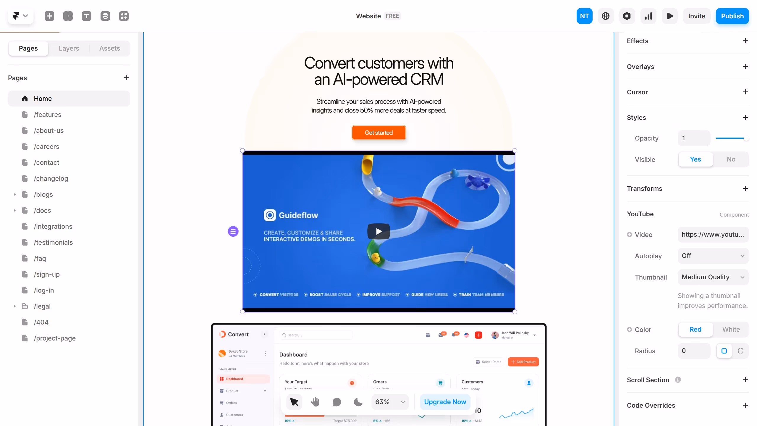 How to activate autoplay on a video in Framer