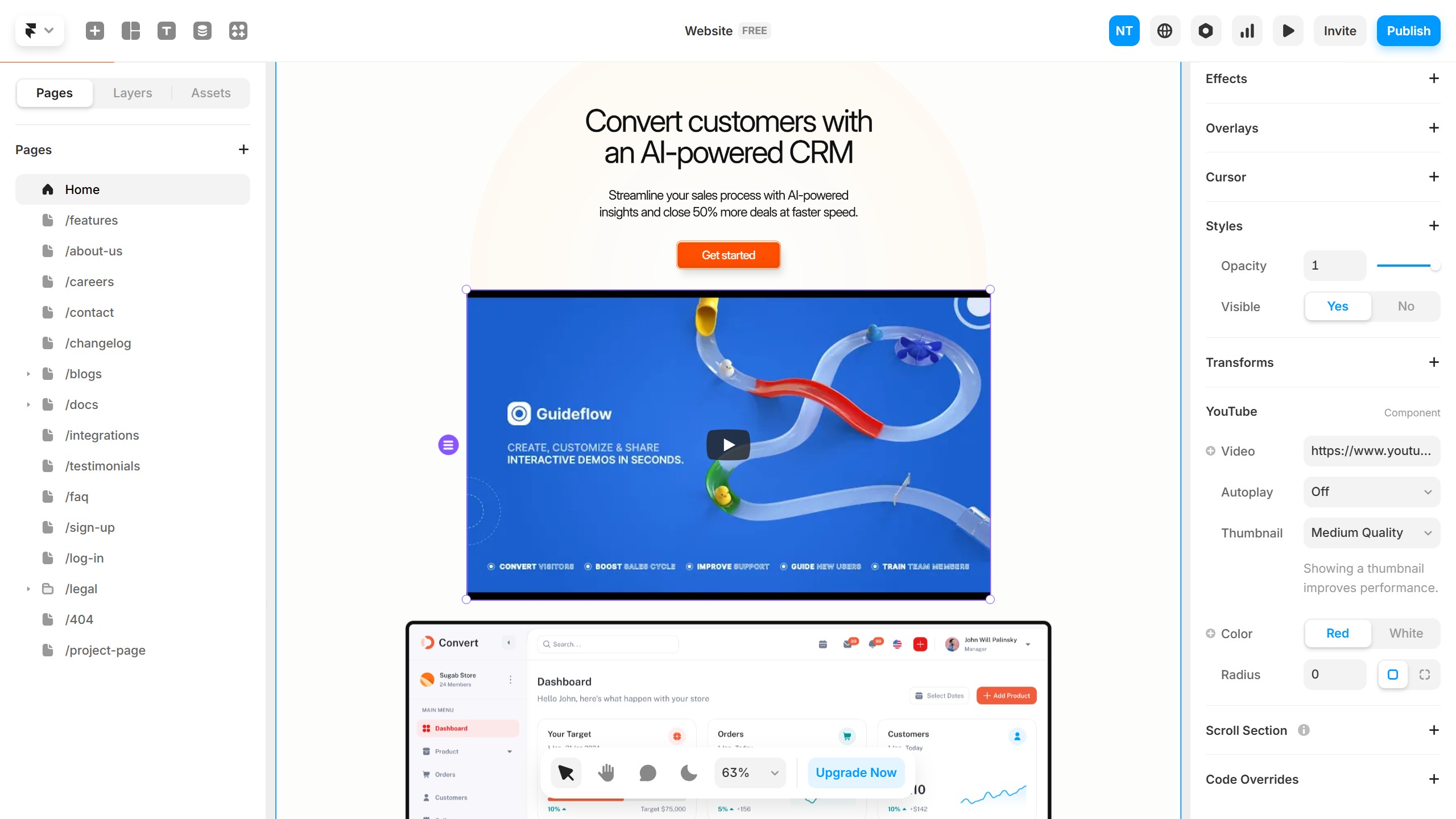 How to activate autoplay on a video in Framer