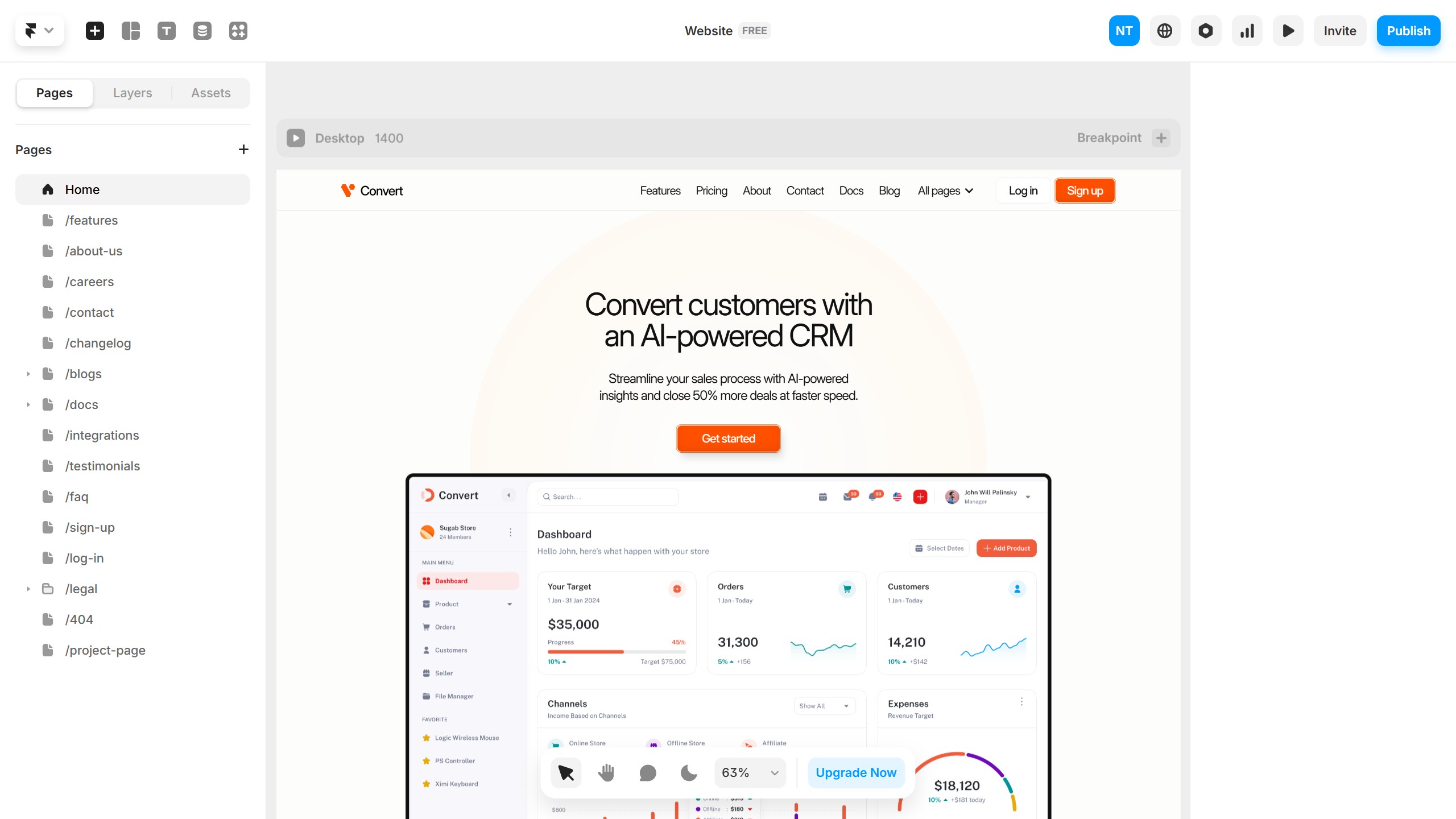 How to add a contact form to a Framer website using built-in forms