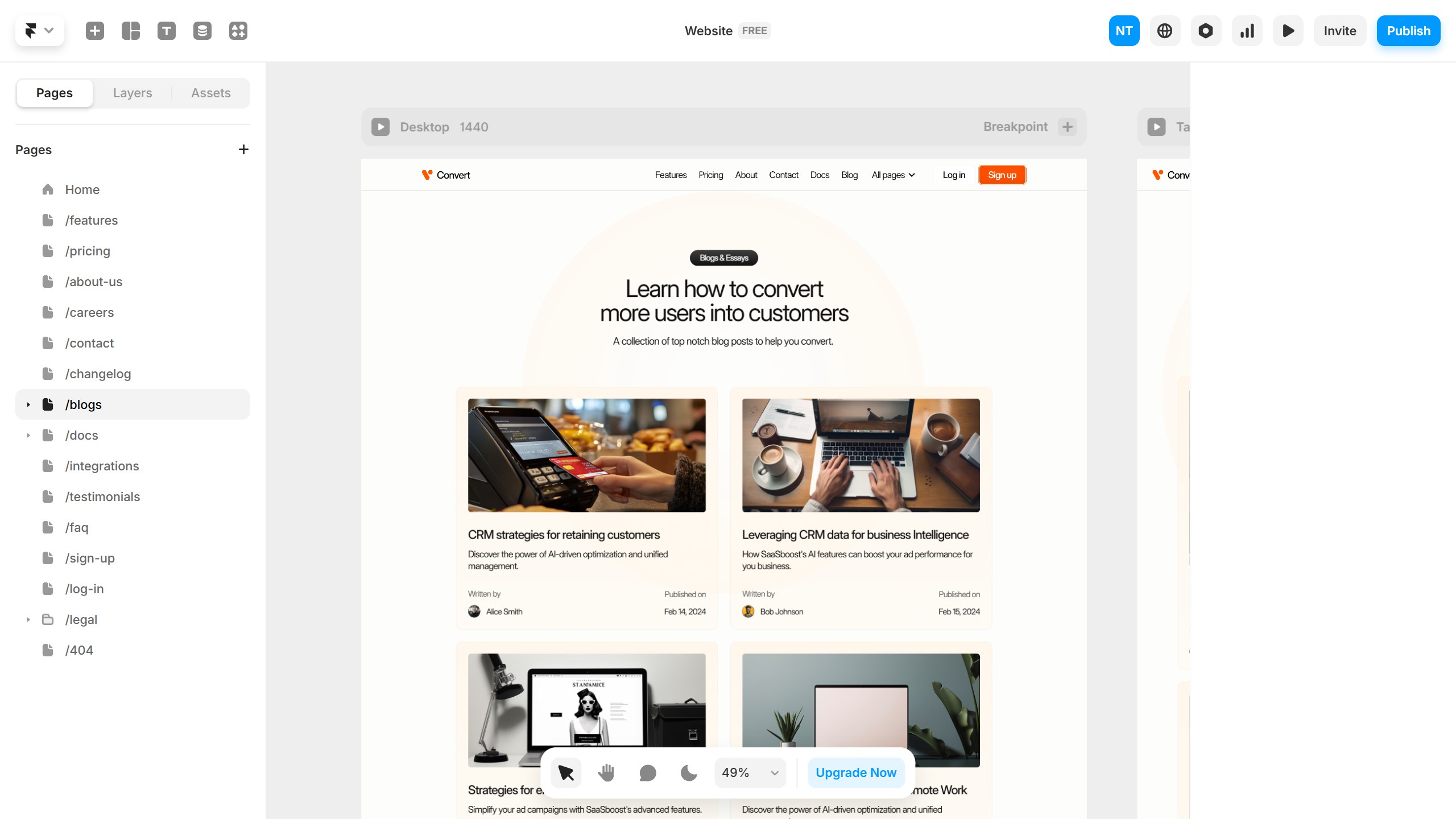 How to zoom in Framer