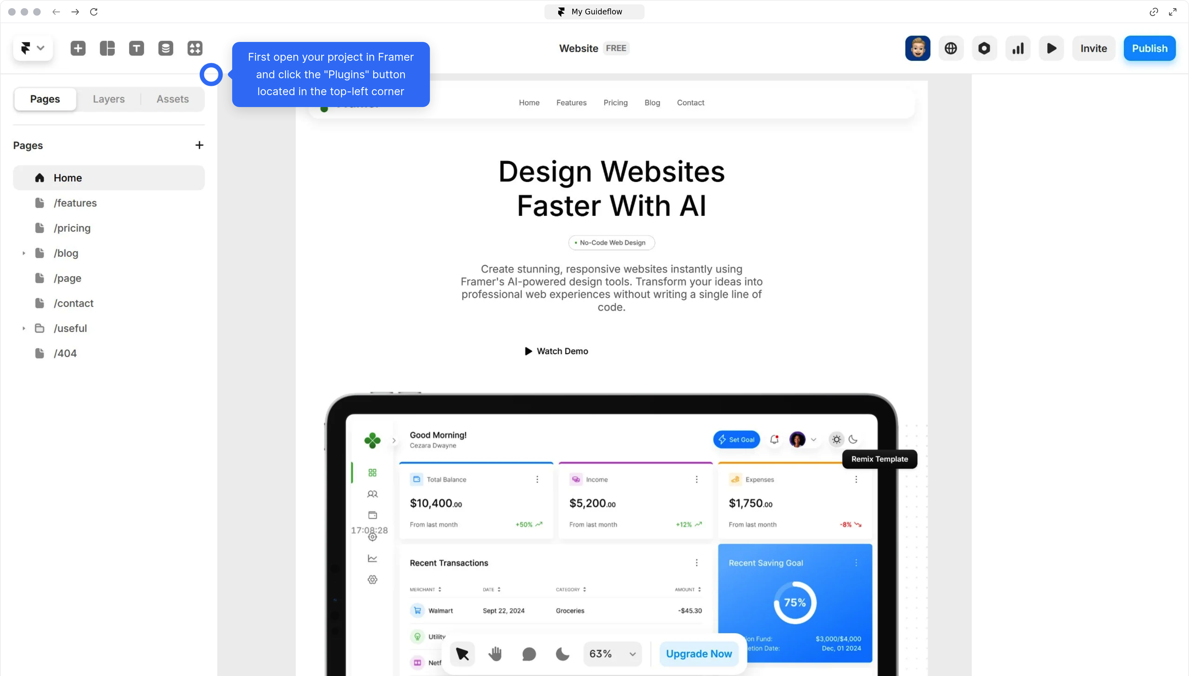 How to activate Unsplash plugin into Framer