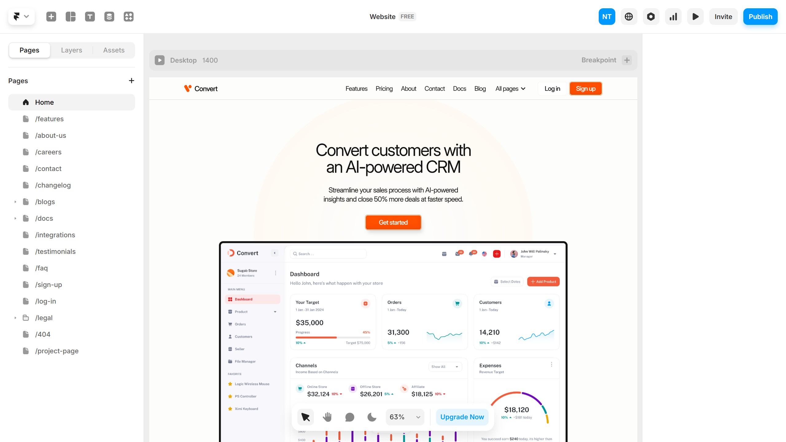 How to publish a Framer website