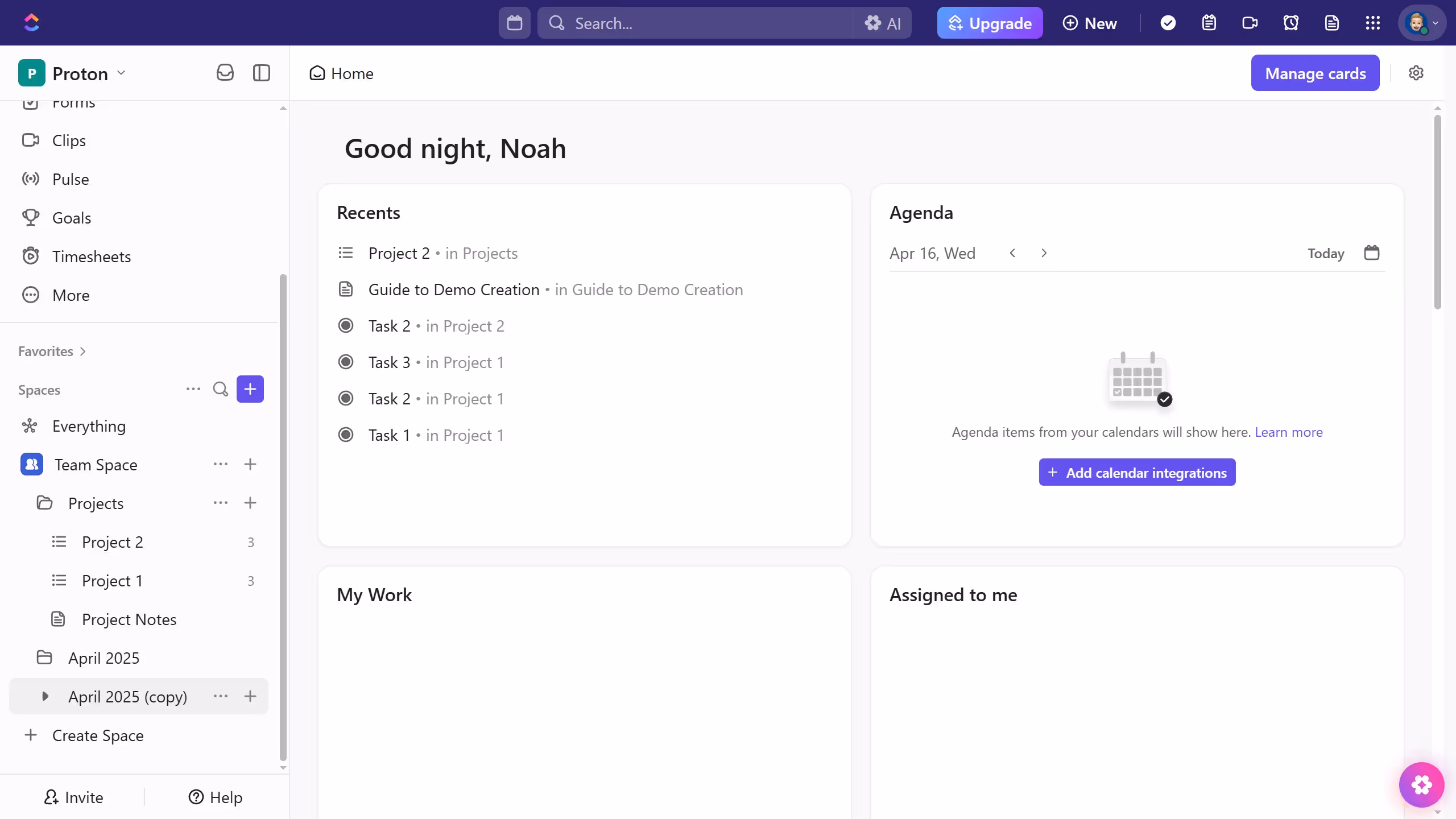 How to delete a folder in Clickup