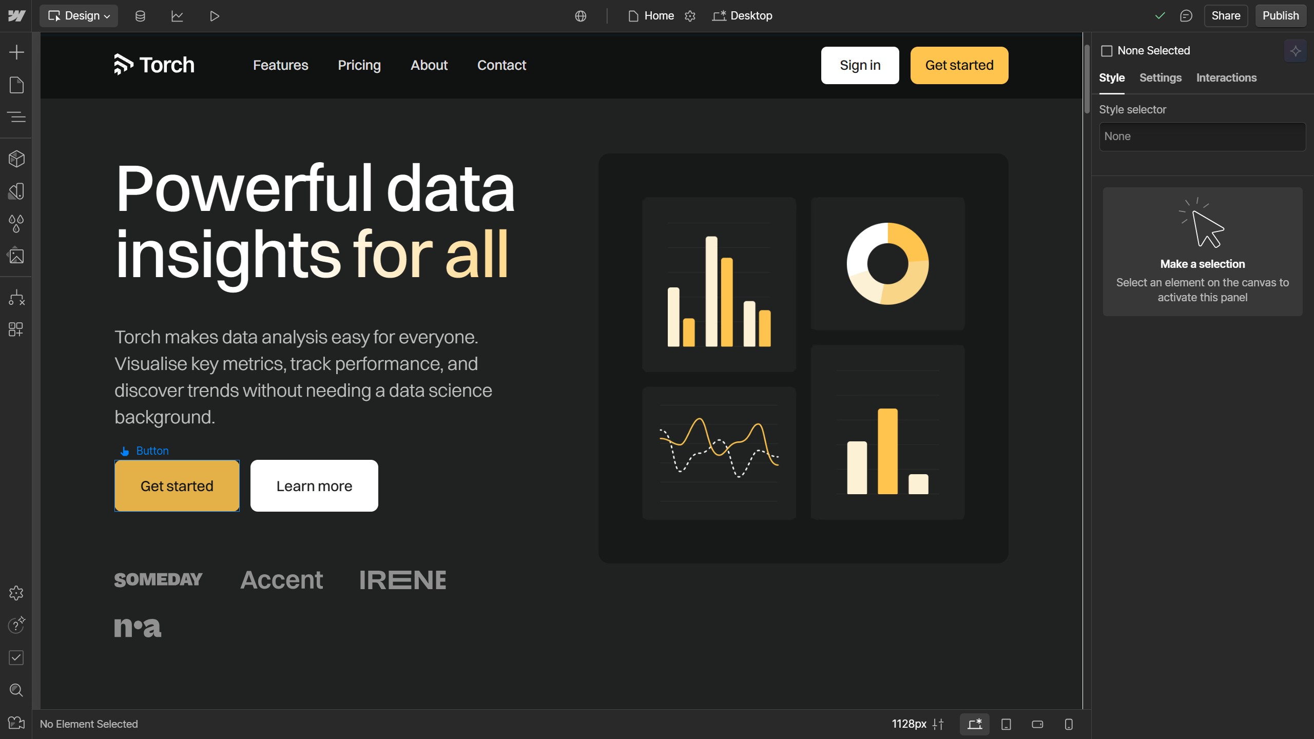 How to hide an element in Webflow?