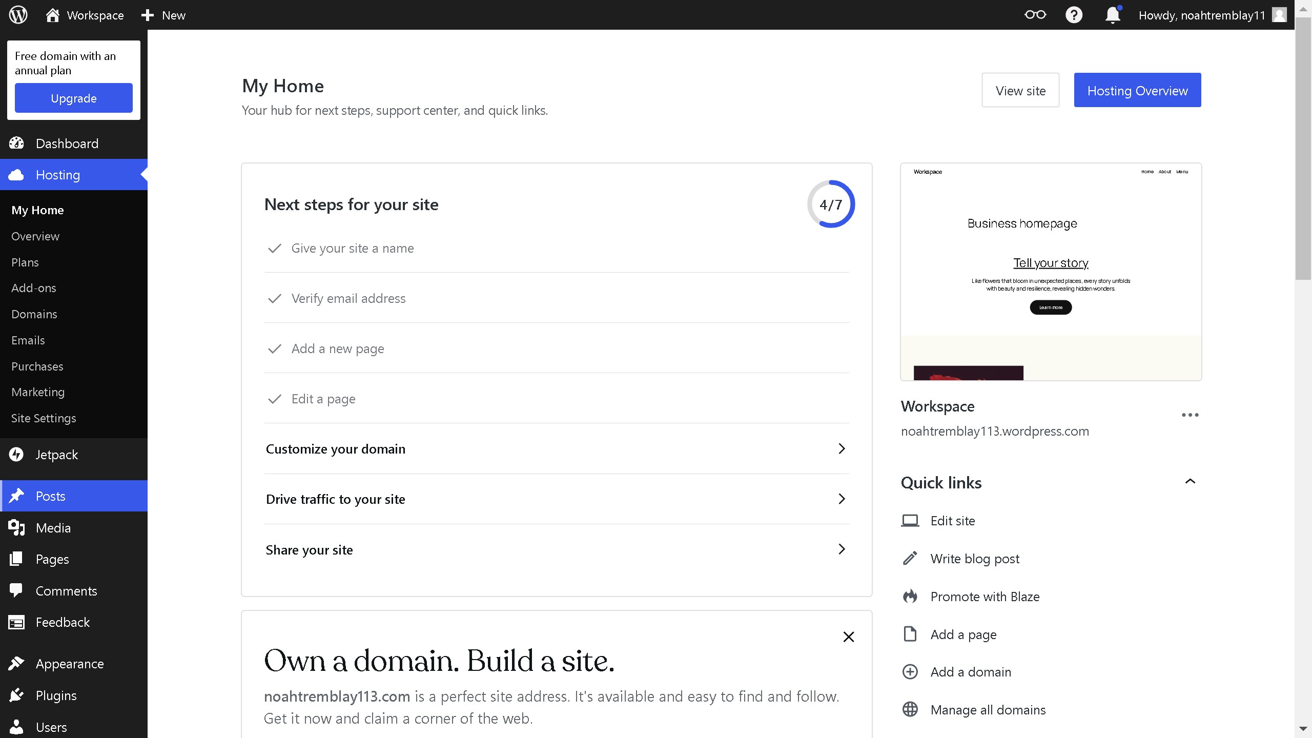 How to link to a section of a page in WordPress?