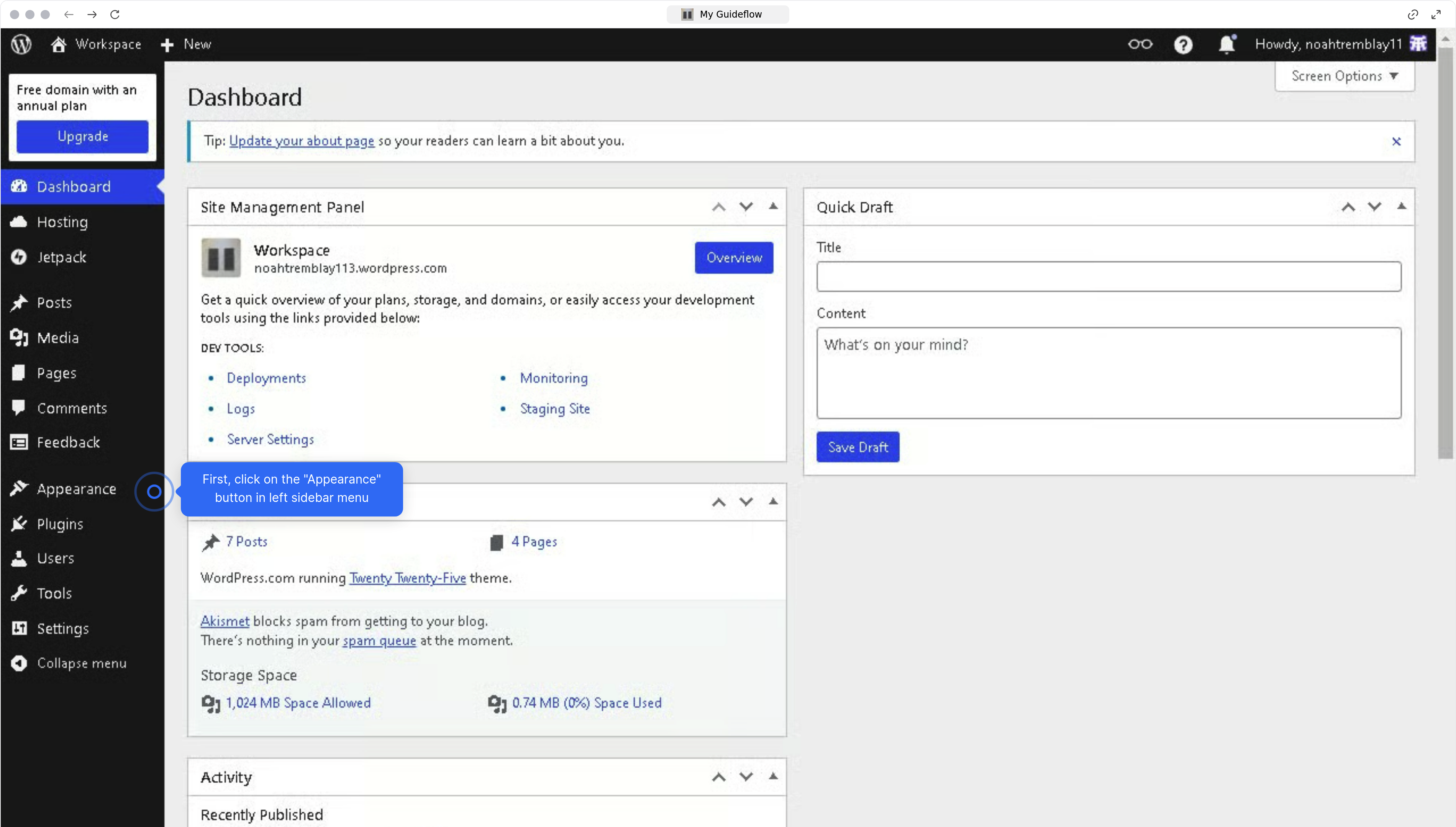 How to add banner in WordPress?