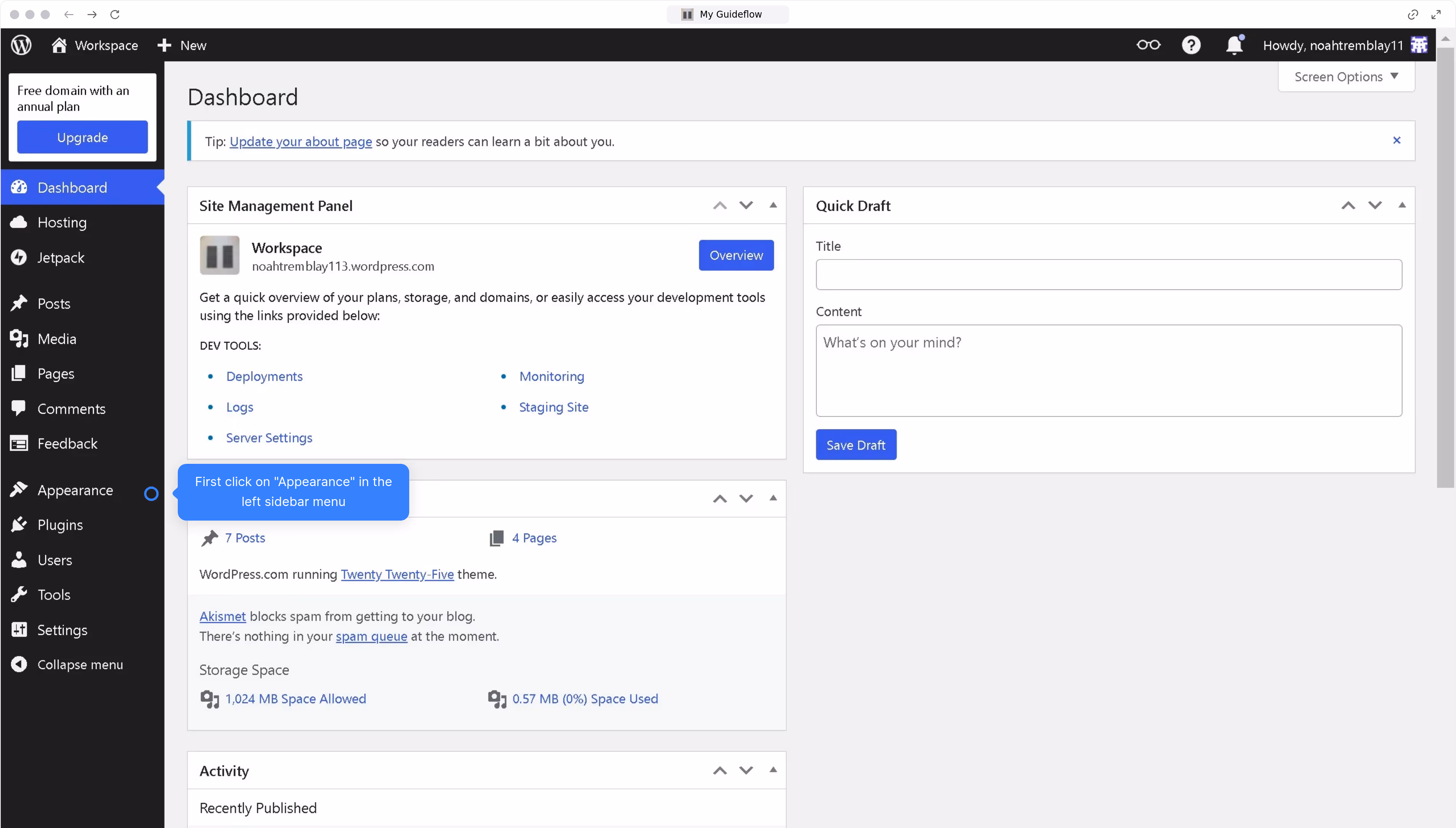 How to change the website logo in WordPress?