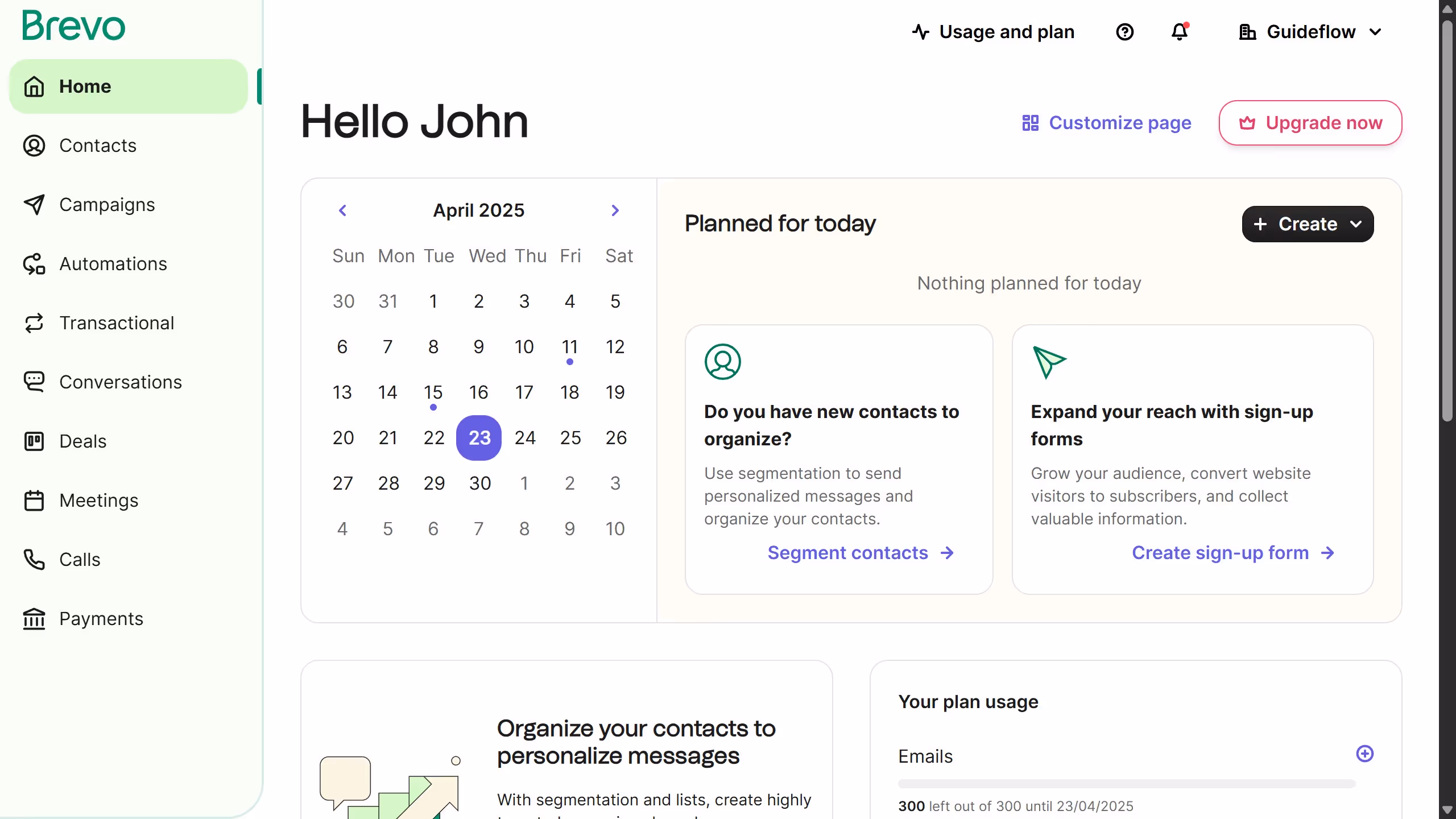 How to make an email template in Brevo