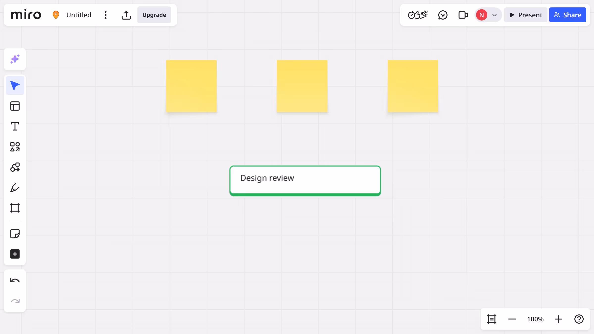 How to add a card description in a Miro board
