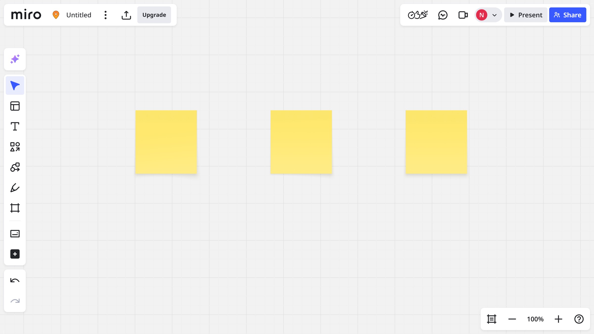 How to bulk-convert multiple objects into cards in a Miro board