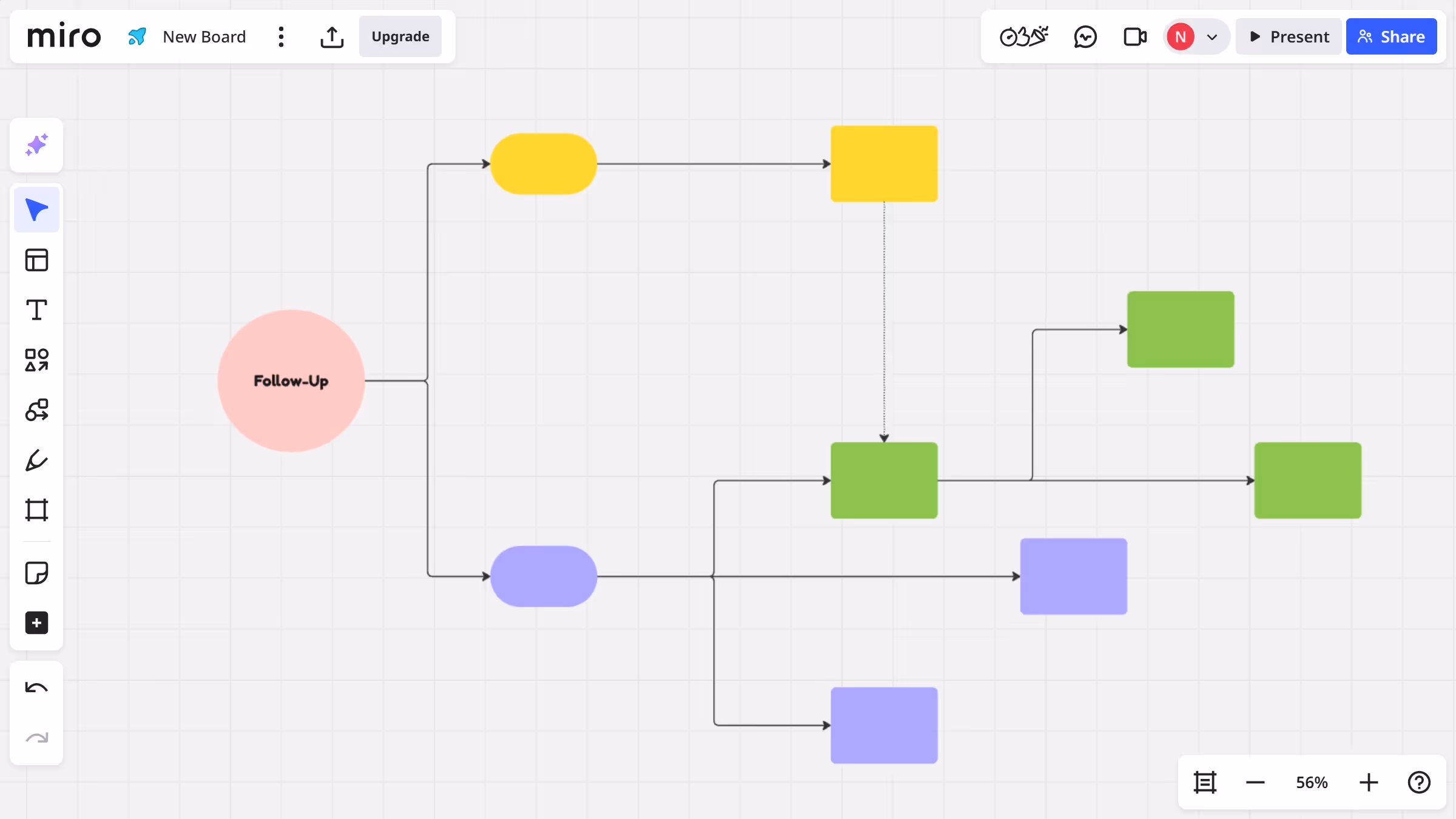 How to add a sticky note in a Miro board