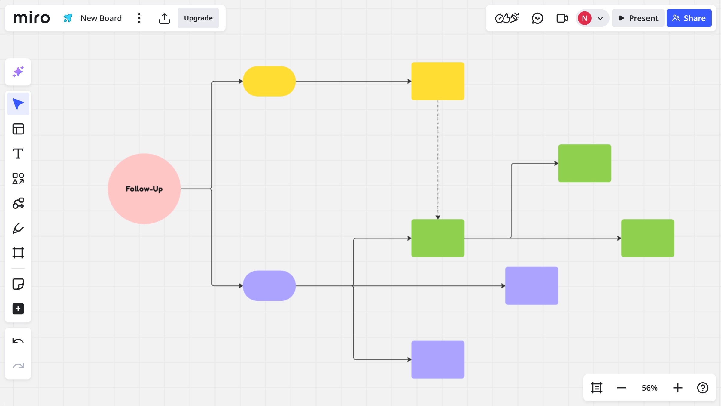 How to add a sticky note in a Miro board