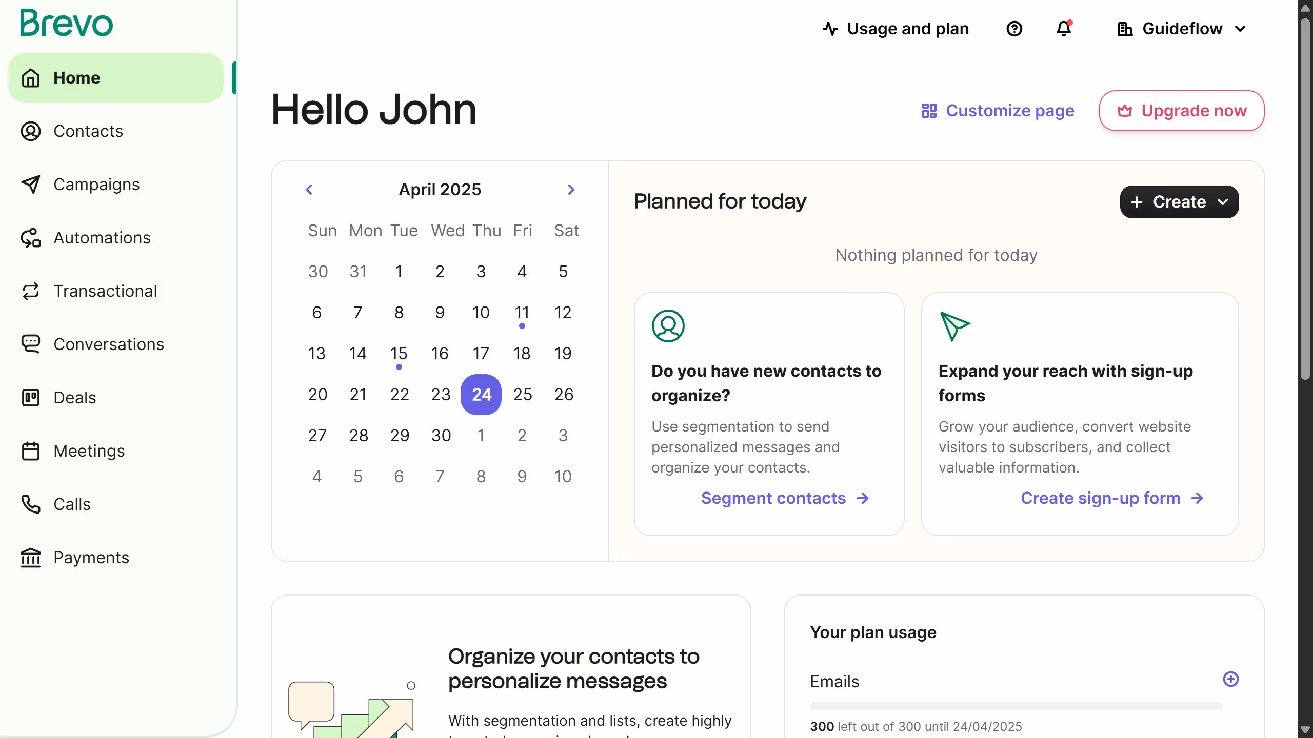 How to create a segment in Brevo