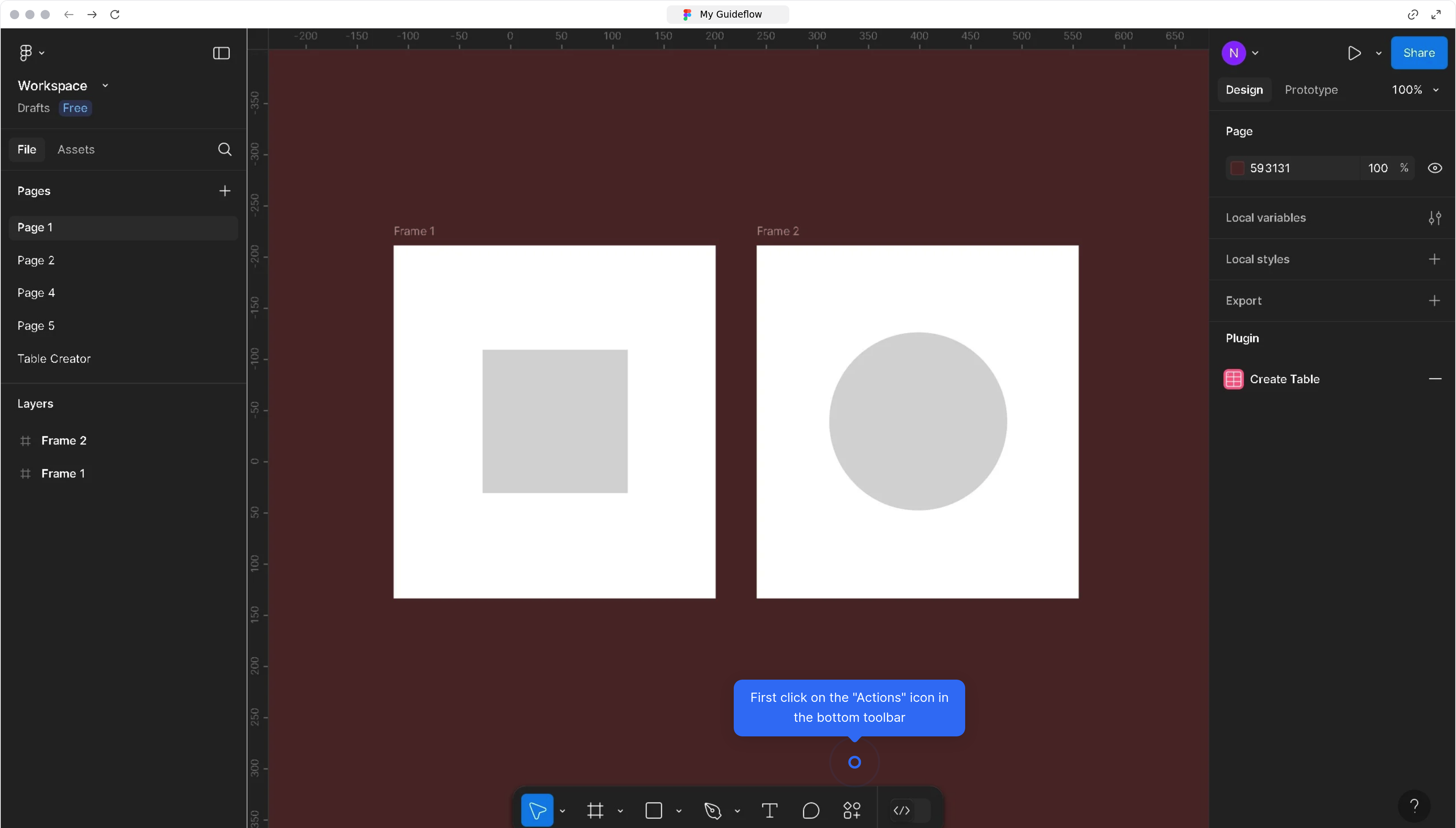 How to hide the guides in Figma?