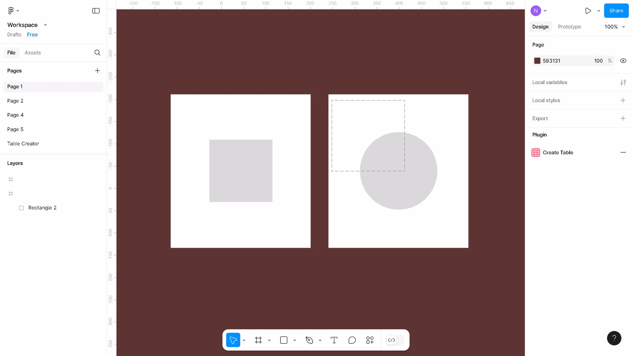 How to turn off the layout grid in Figma?