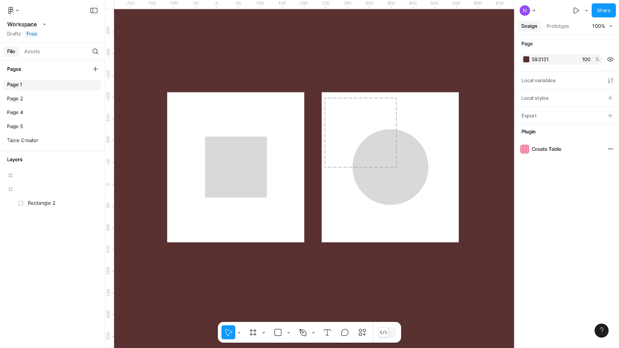 How to turn off the layout grid in Figma?