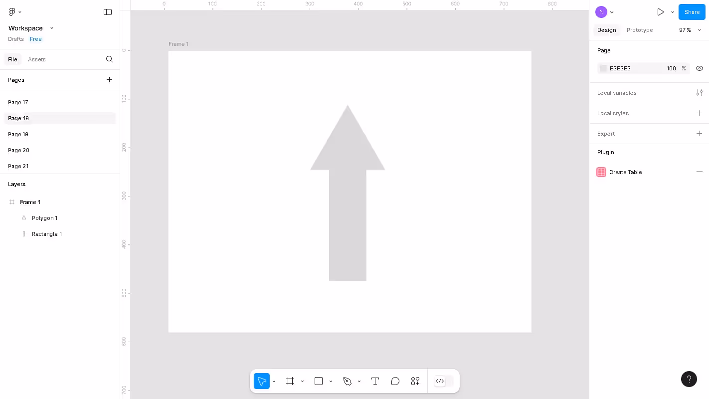 How to merge shapes in Figma to form a new object?
