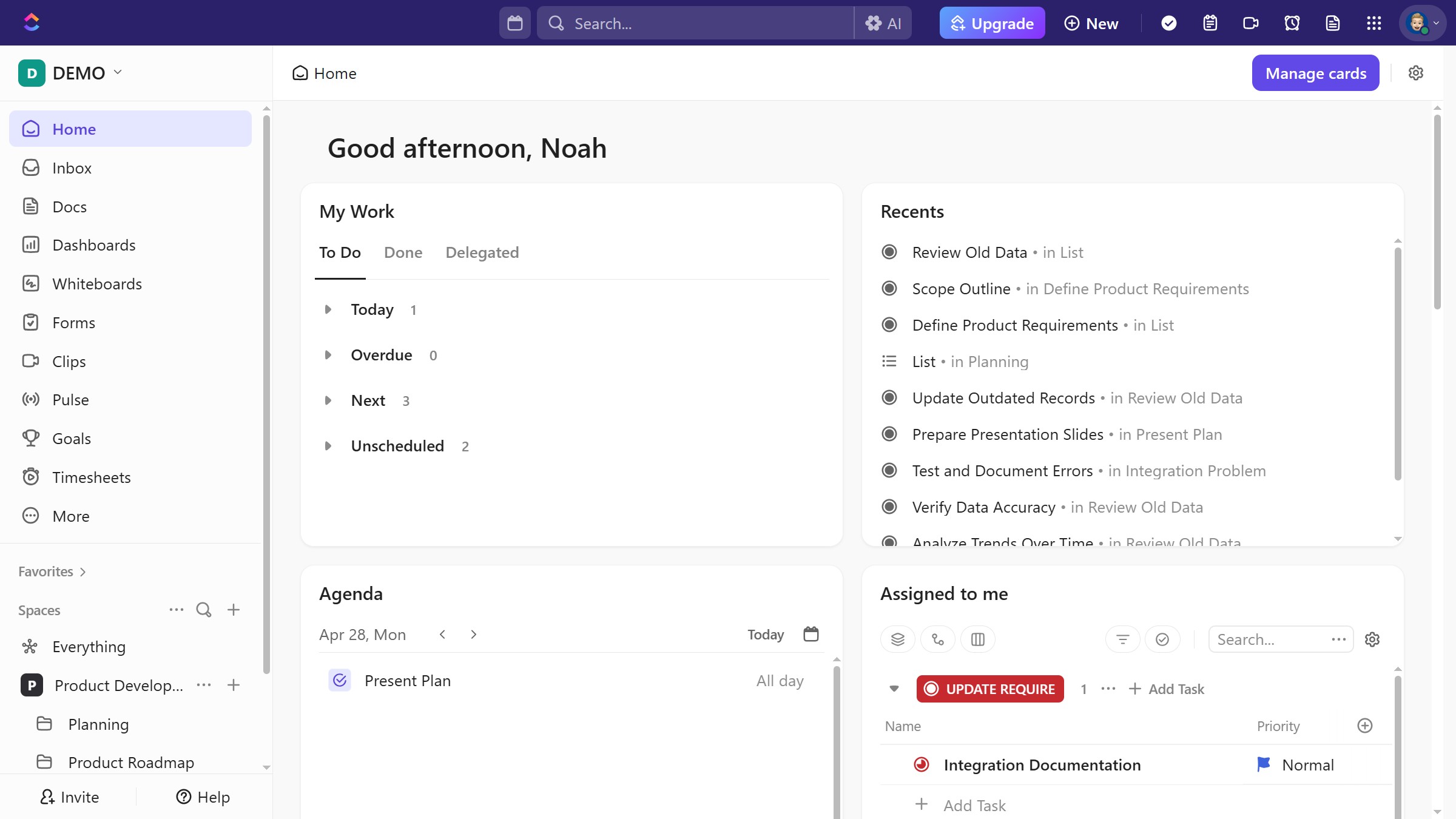 How to convert a subtask into a task in ClickUp