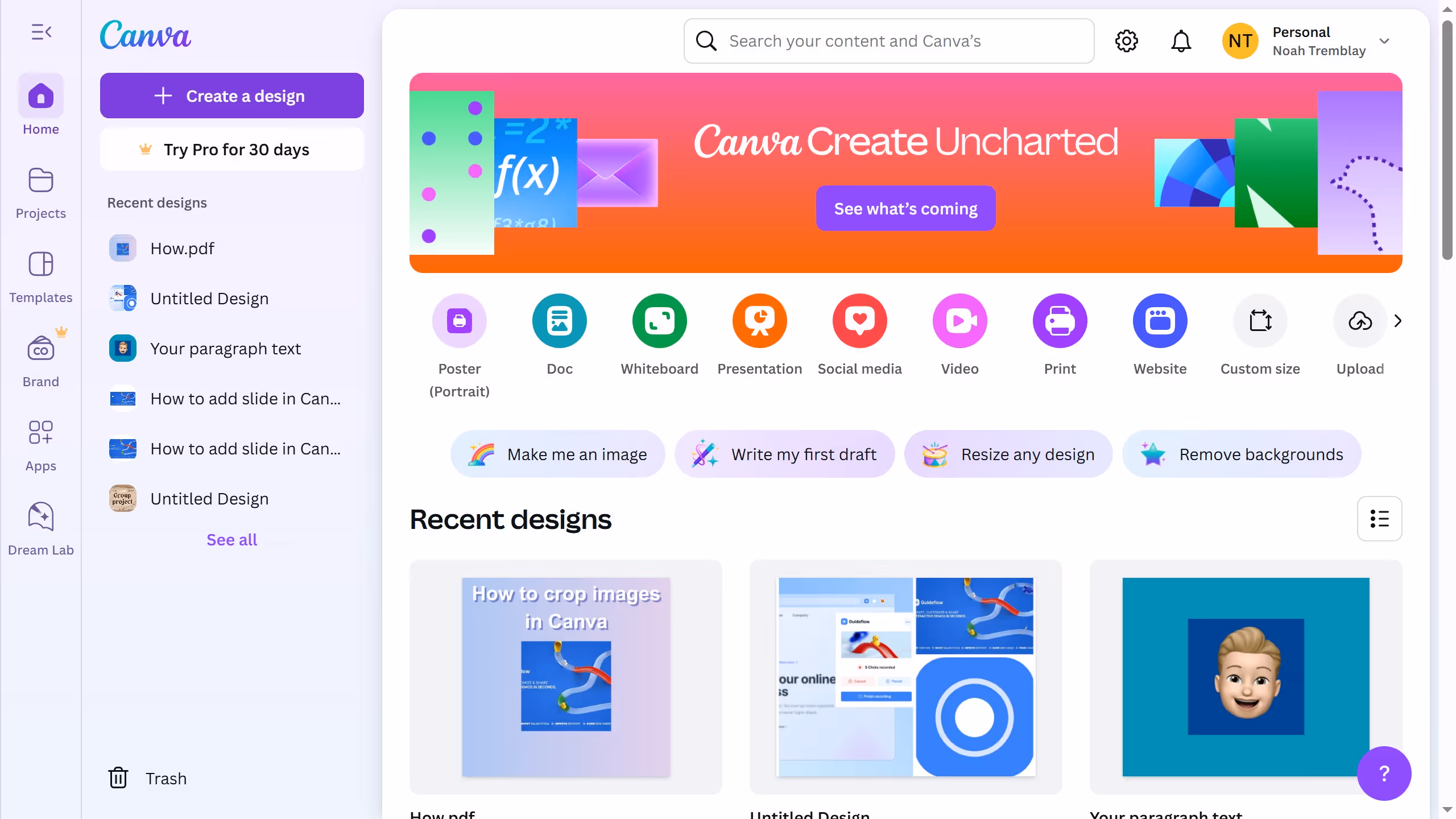 How to create a social media template in Canva