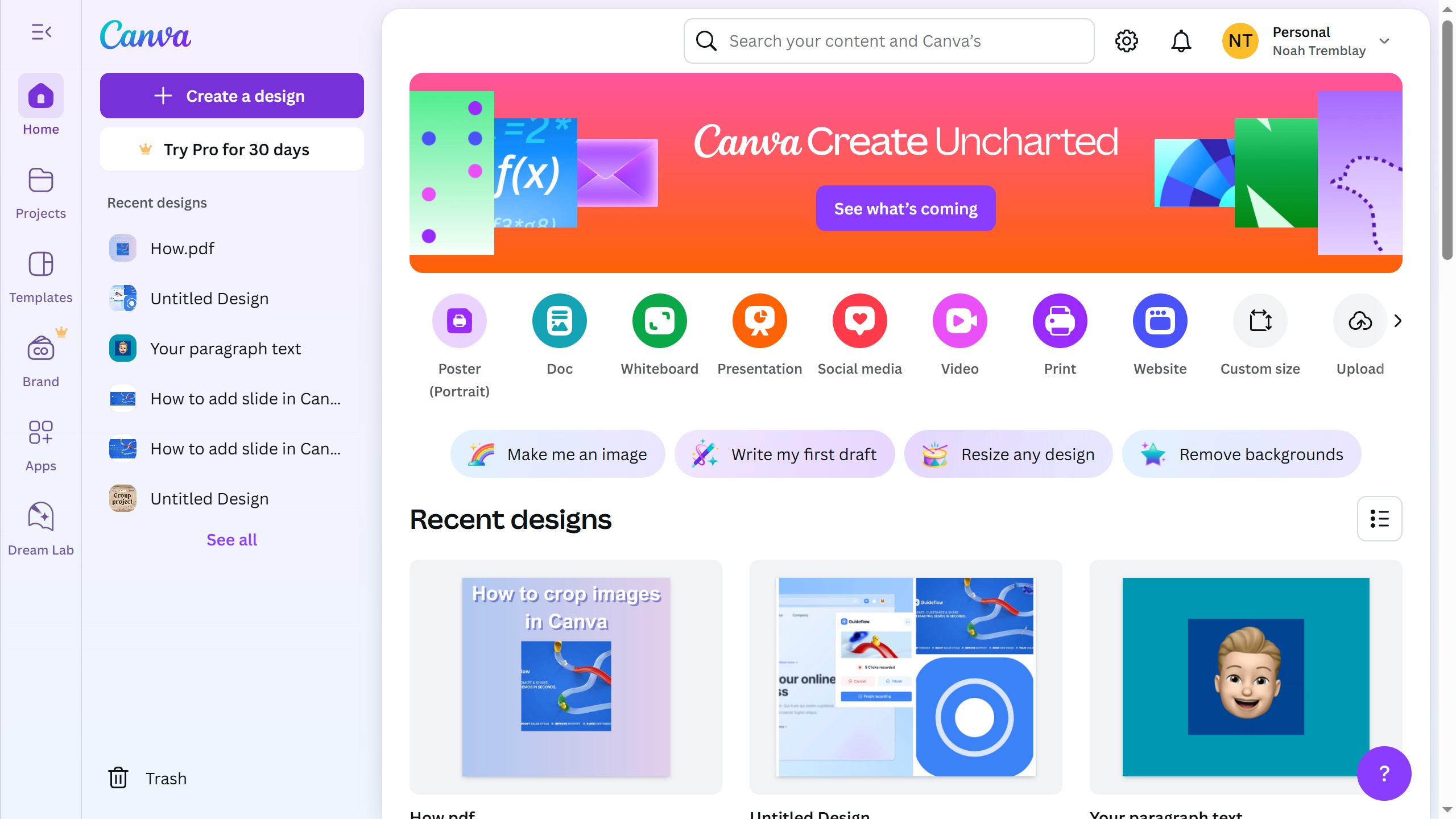 How to create a social media template in Canva