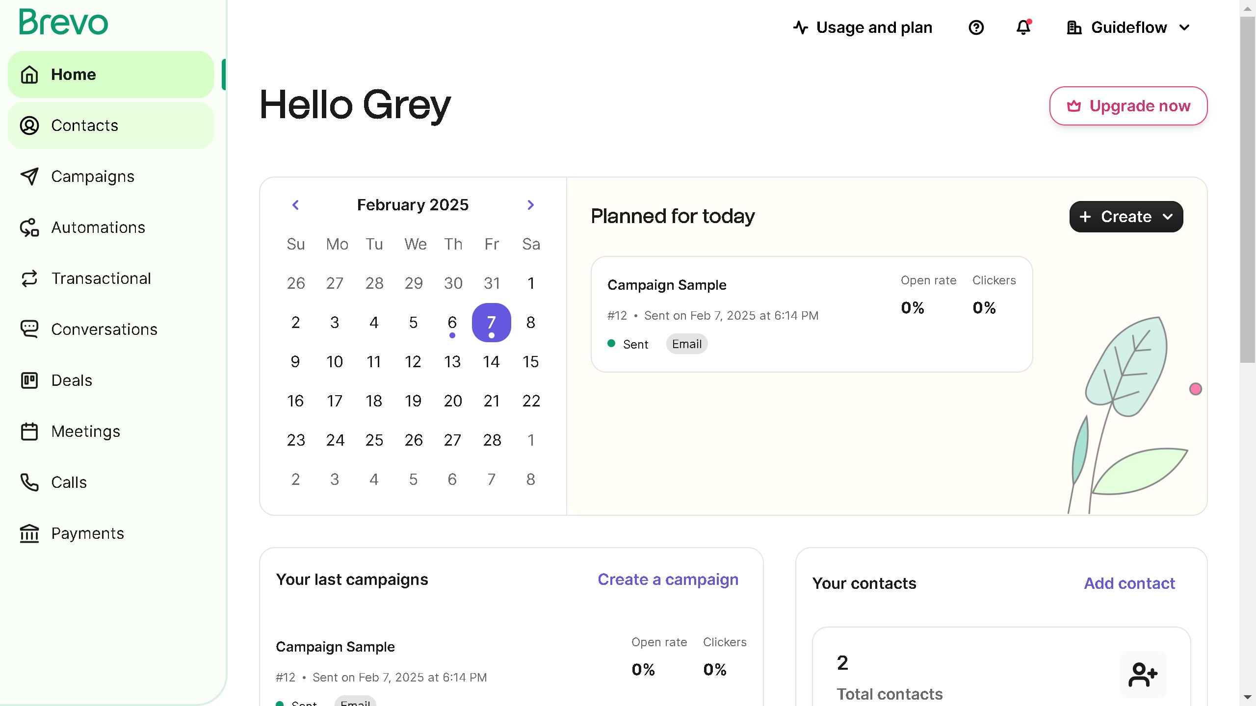 How to collaborate with team members on shared brand assets in Brevo