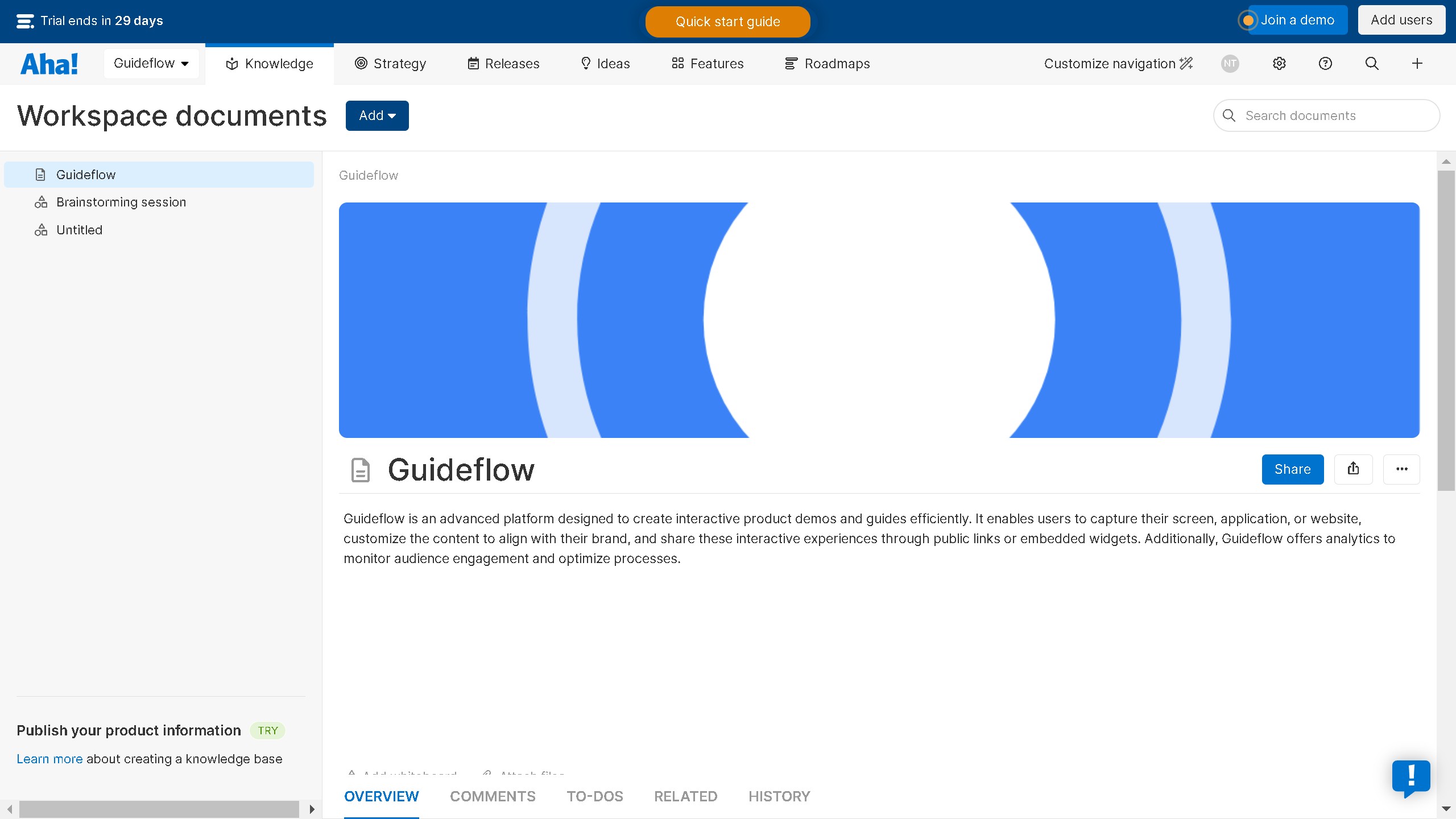 How to create a custom whiteboard template on Aha!