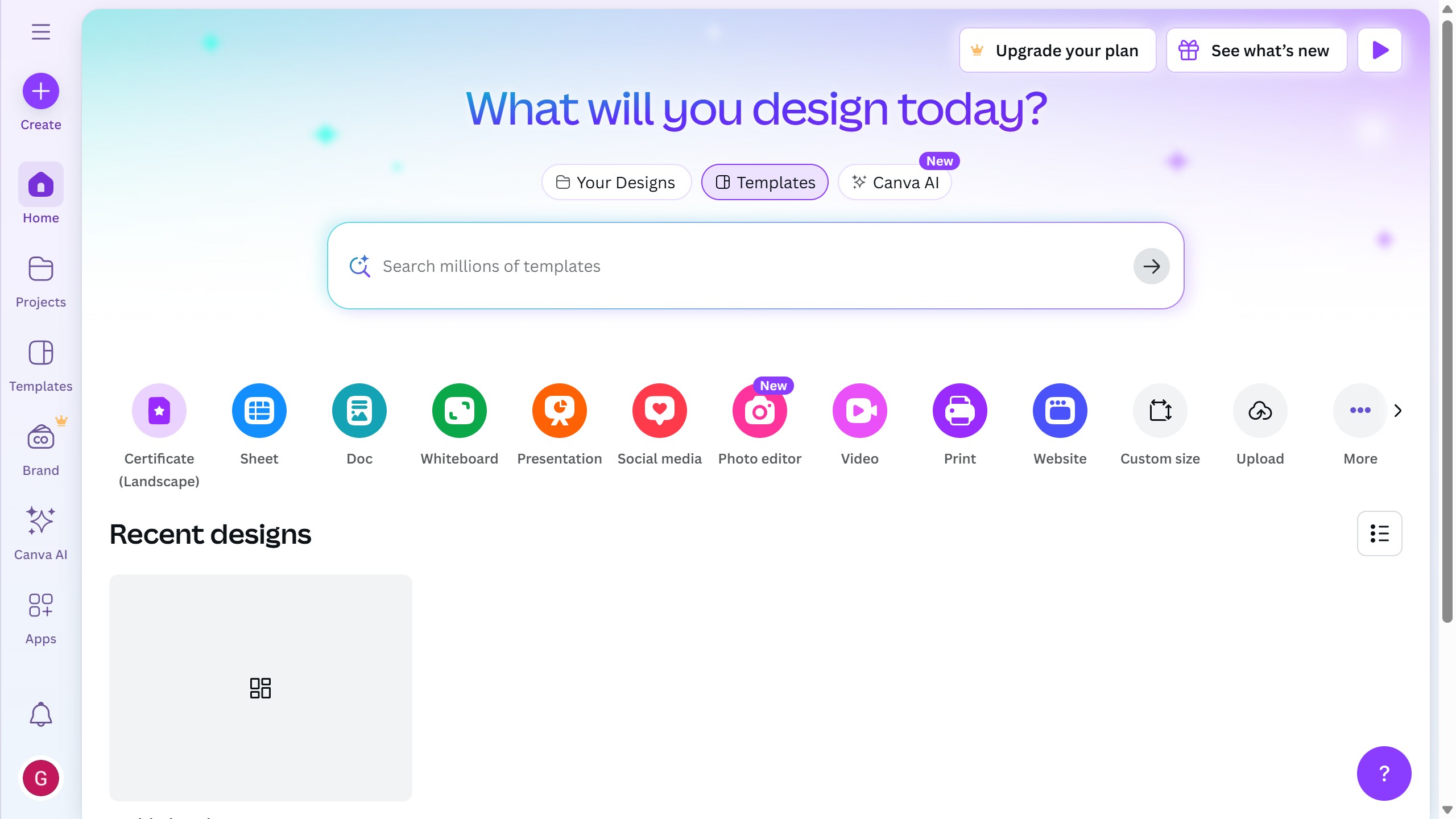 How to create an instagram post design in Canva