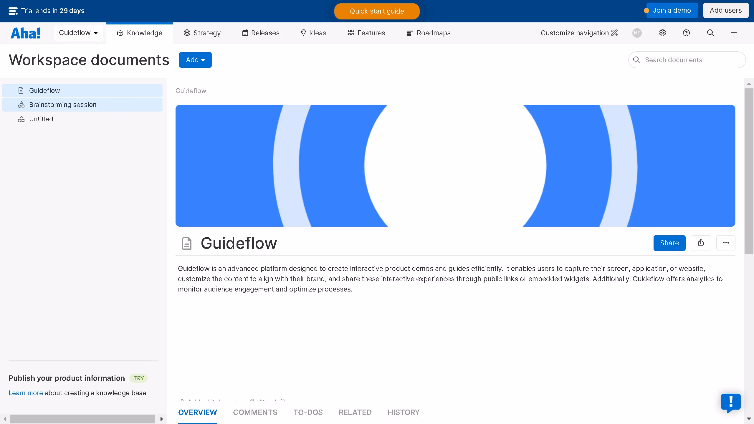 How to remove an object from a roadmap on Aha!