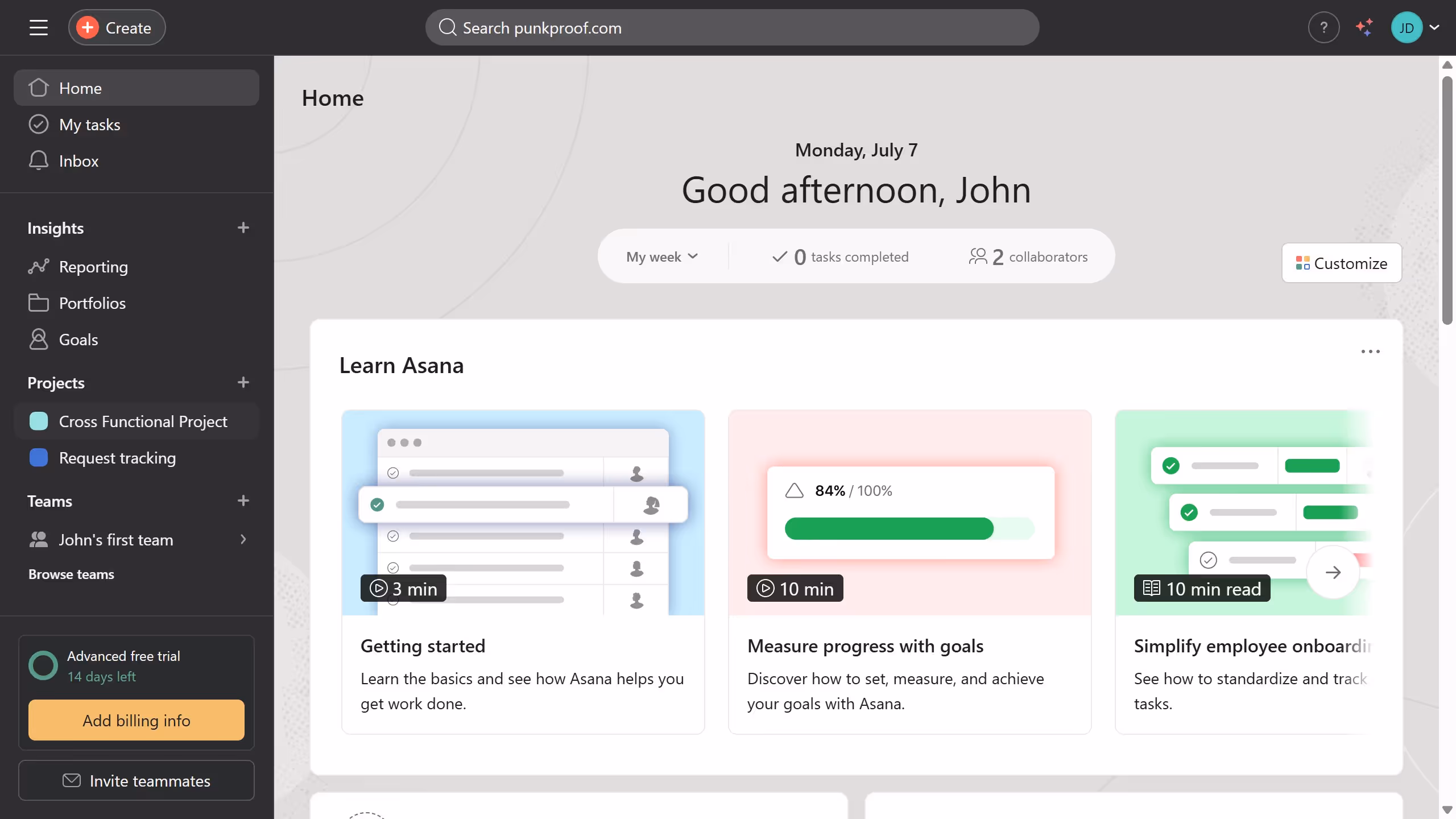 How to delete a task template in Asana