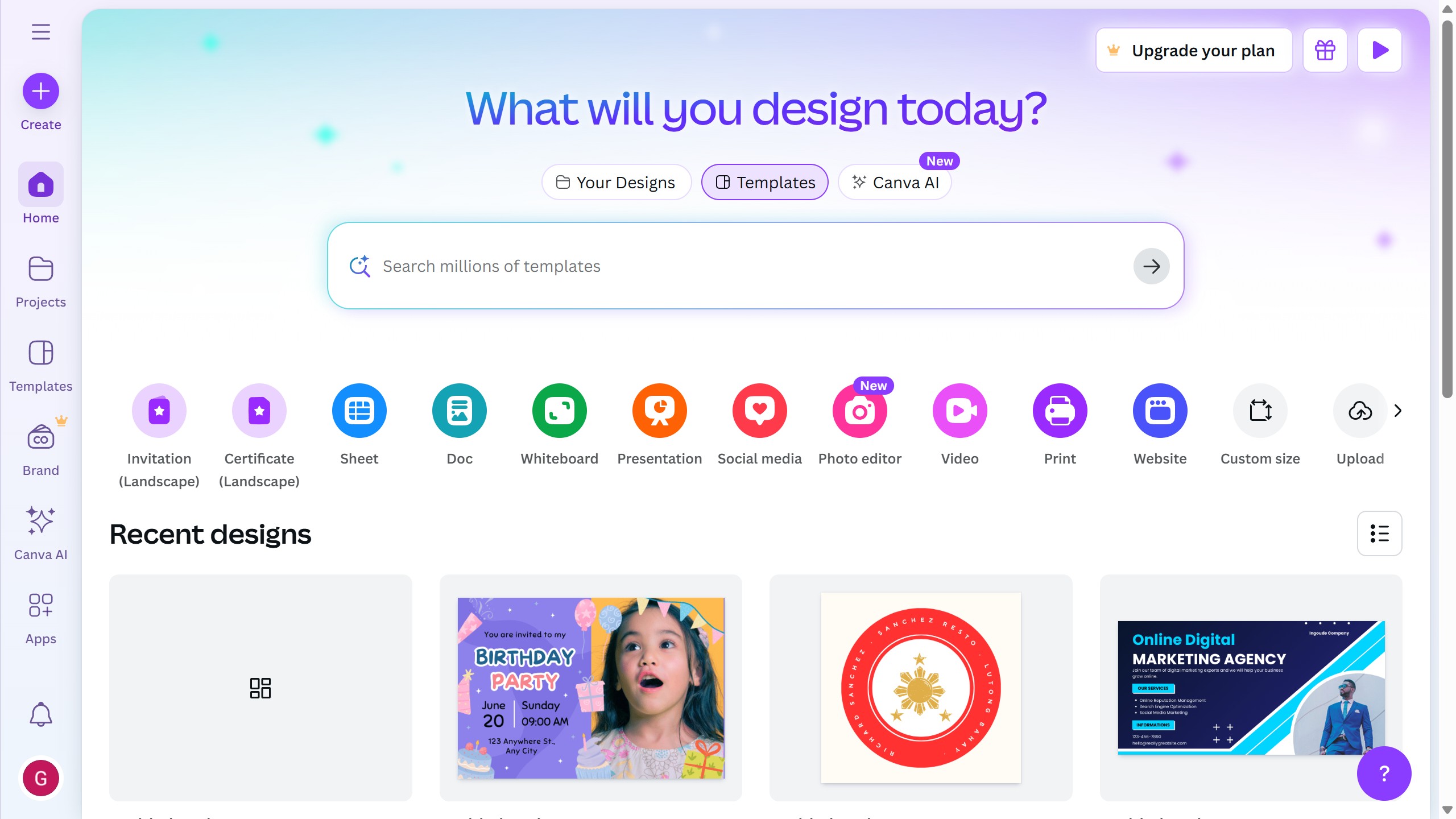 How to create a QR code link in Canva
