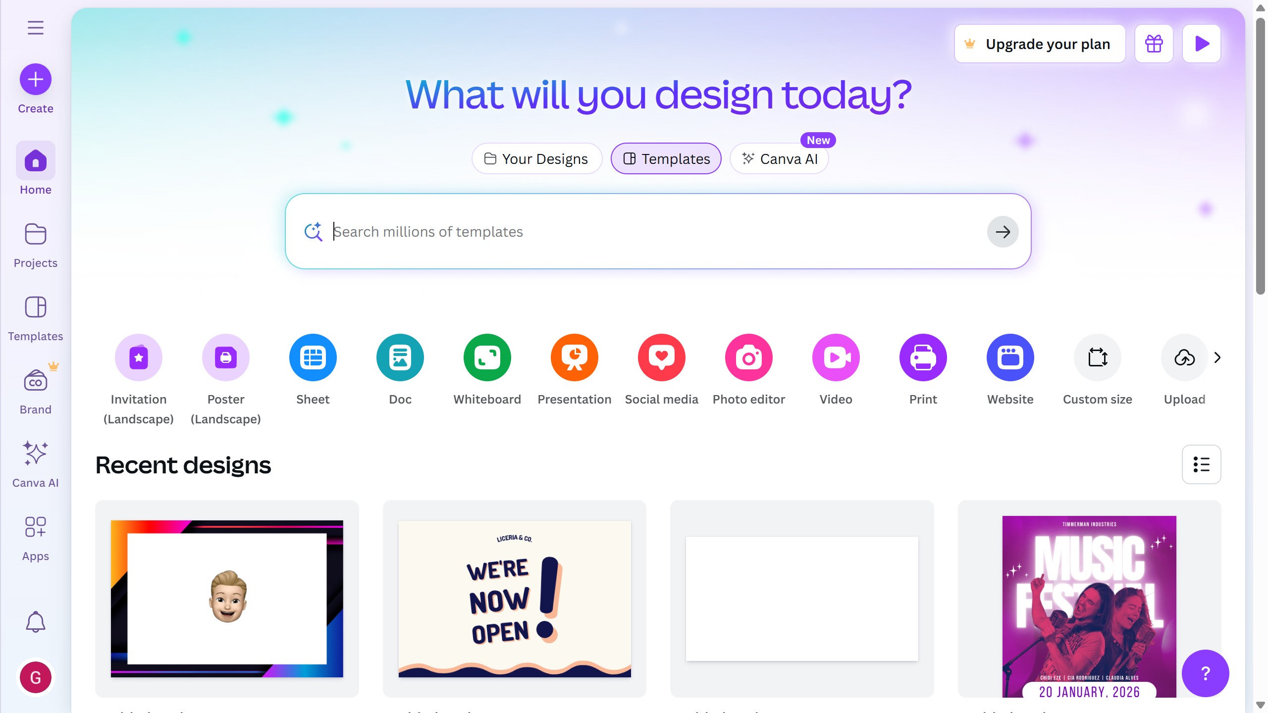 How to permanently delete a project in Canva