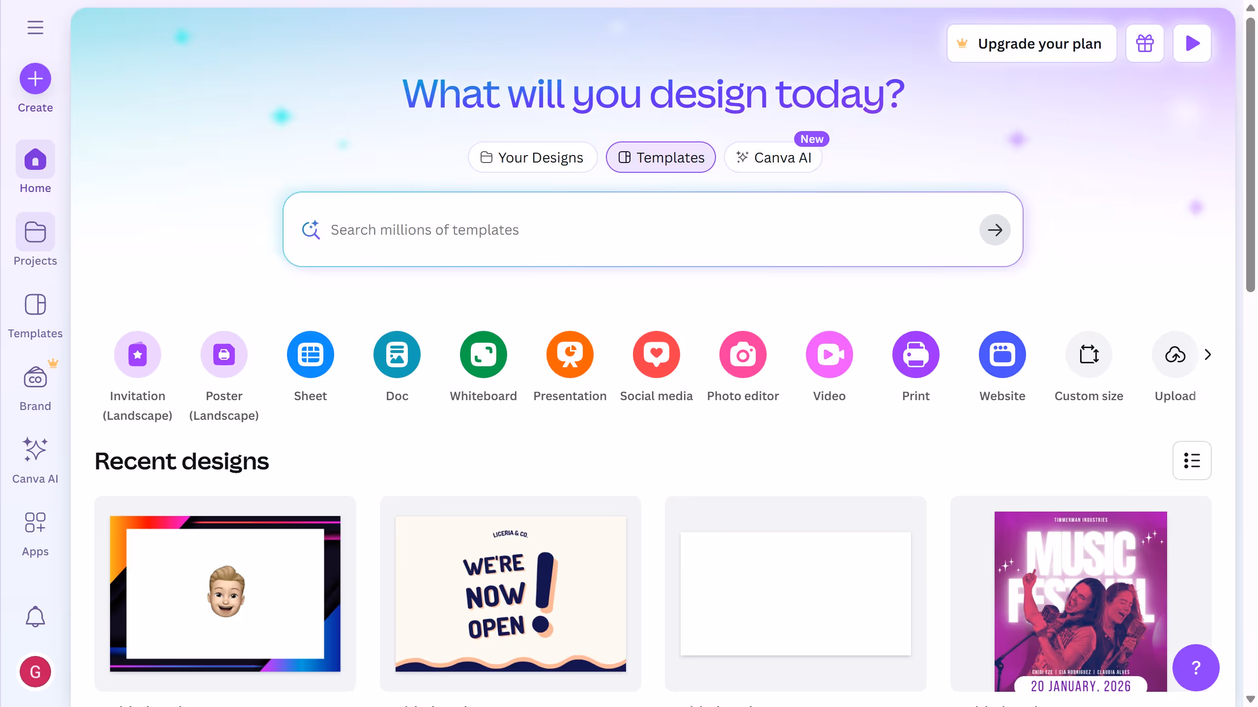 How to delete a project in Canva